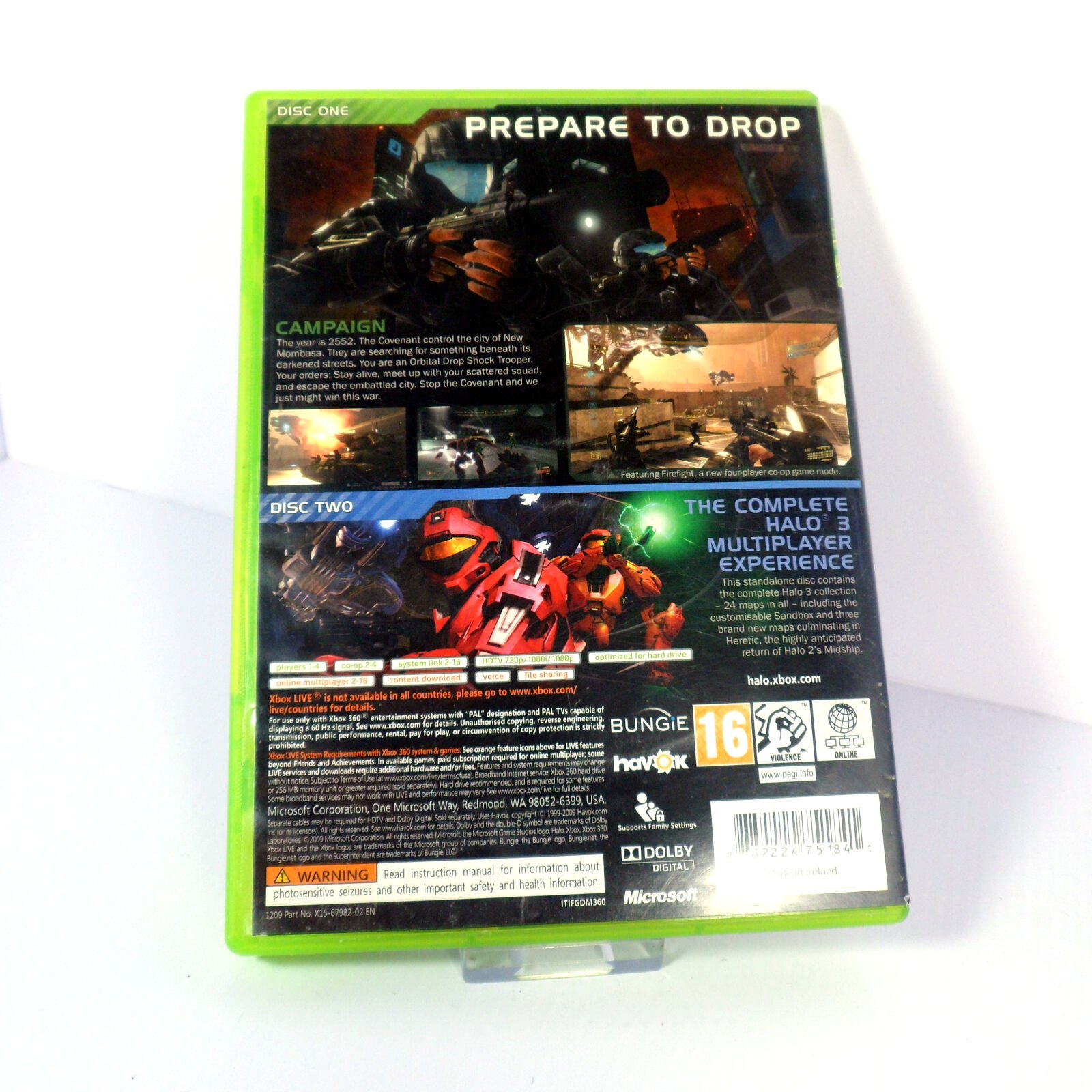 Halo 3 ODST (Microsoft Xbox 360) ClassicGamer Classic & Retro Games