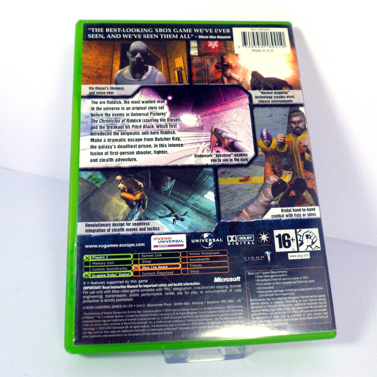 Chronicles of Riddick: Escape From Butcher Bay (Microsoft Xbox) - Image 3