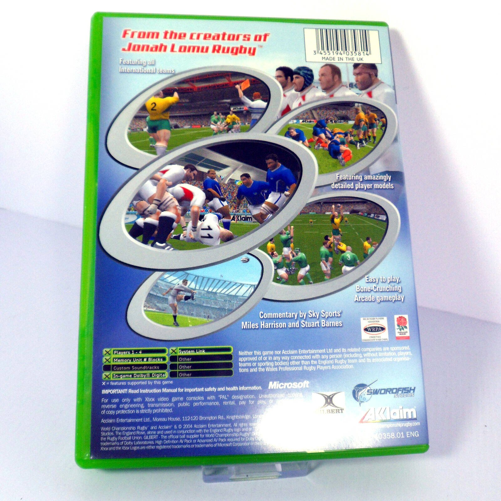 World Championship Rugby (Microsoft Xbox) - Image 3
