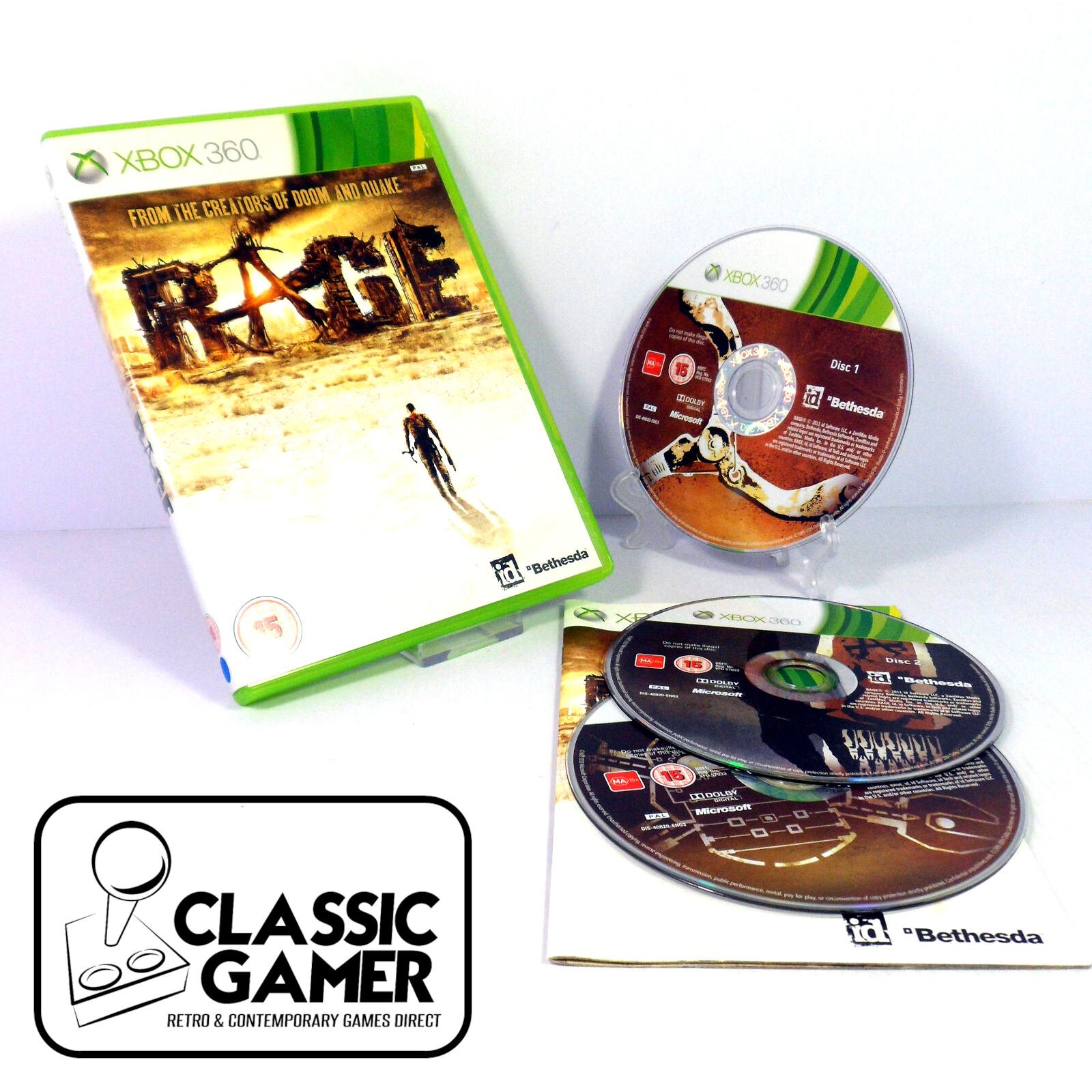 Microsoft Rage Rage (Microsoft Xbox 360) - ClassicGamer: Classic & Retro Games for ...