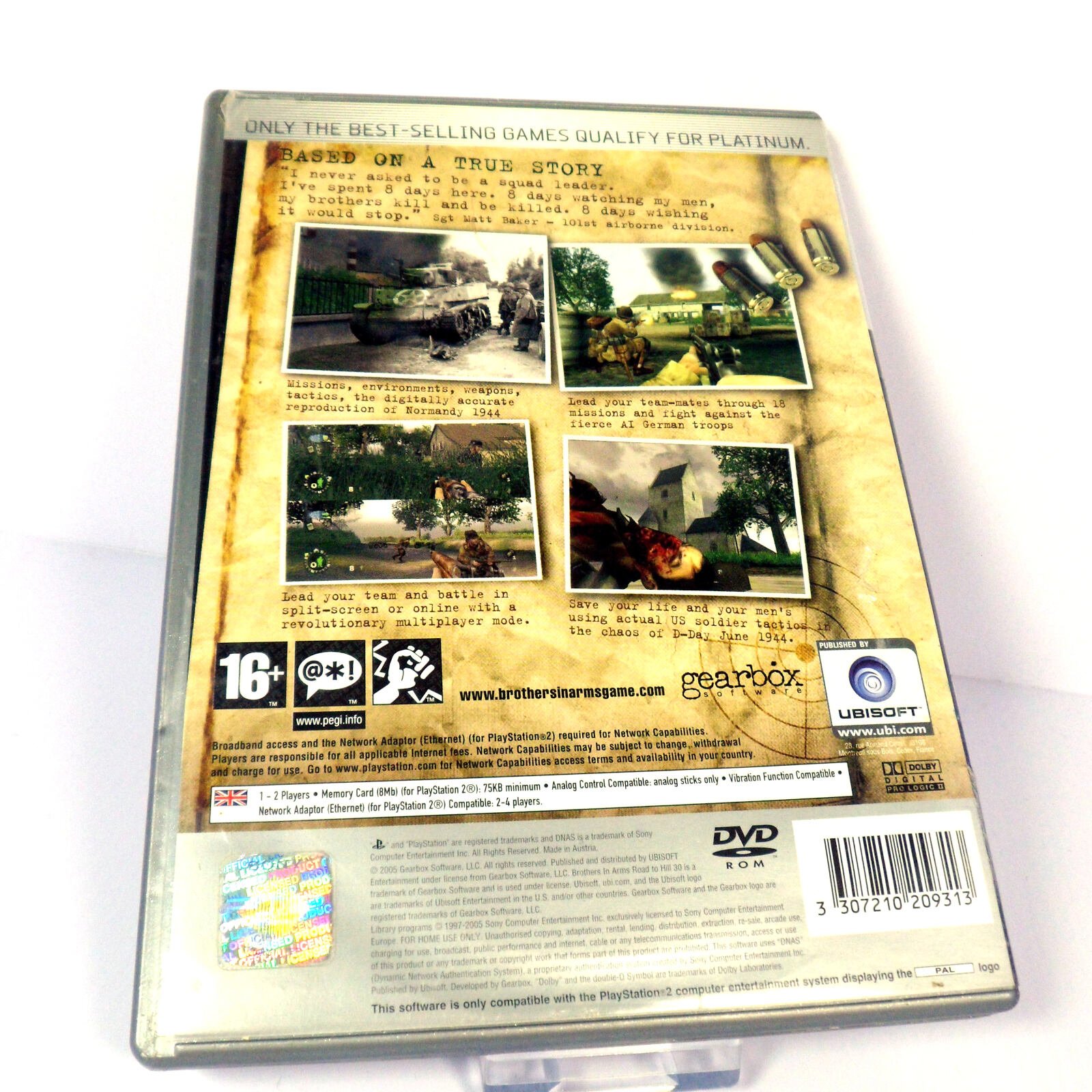 Brothers In Arms: Road To Hill 30 (Platinum) (Sony PlayStation 2) - Image 3