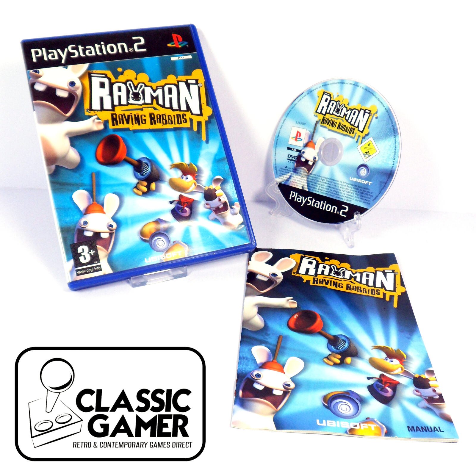 Rayman Raving Rabbids (Sony PlayStation 2)