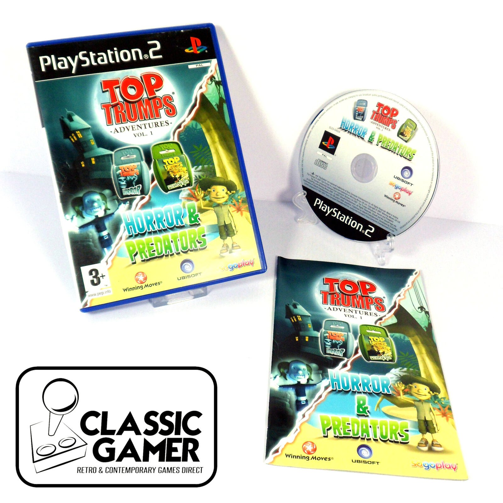 Top Trumps Adventures Vol. 1: Horror & Predators (Sony PlayStation 2)