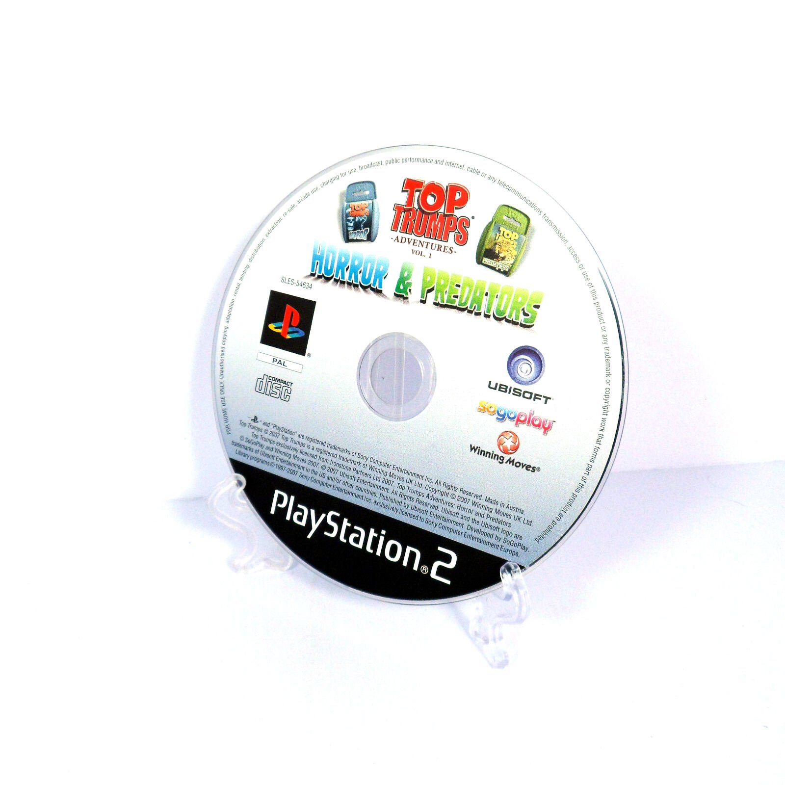 Top Trumps Adventures Vol. 1: Horror & Predators (Sony PlayStation 2) - Image 2