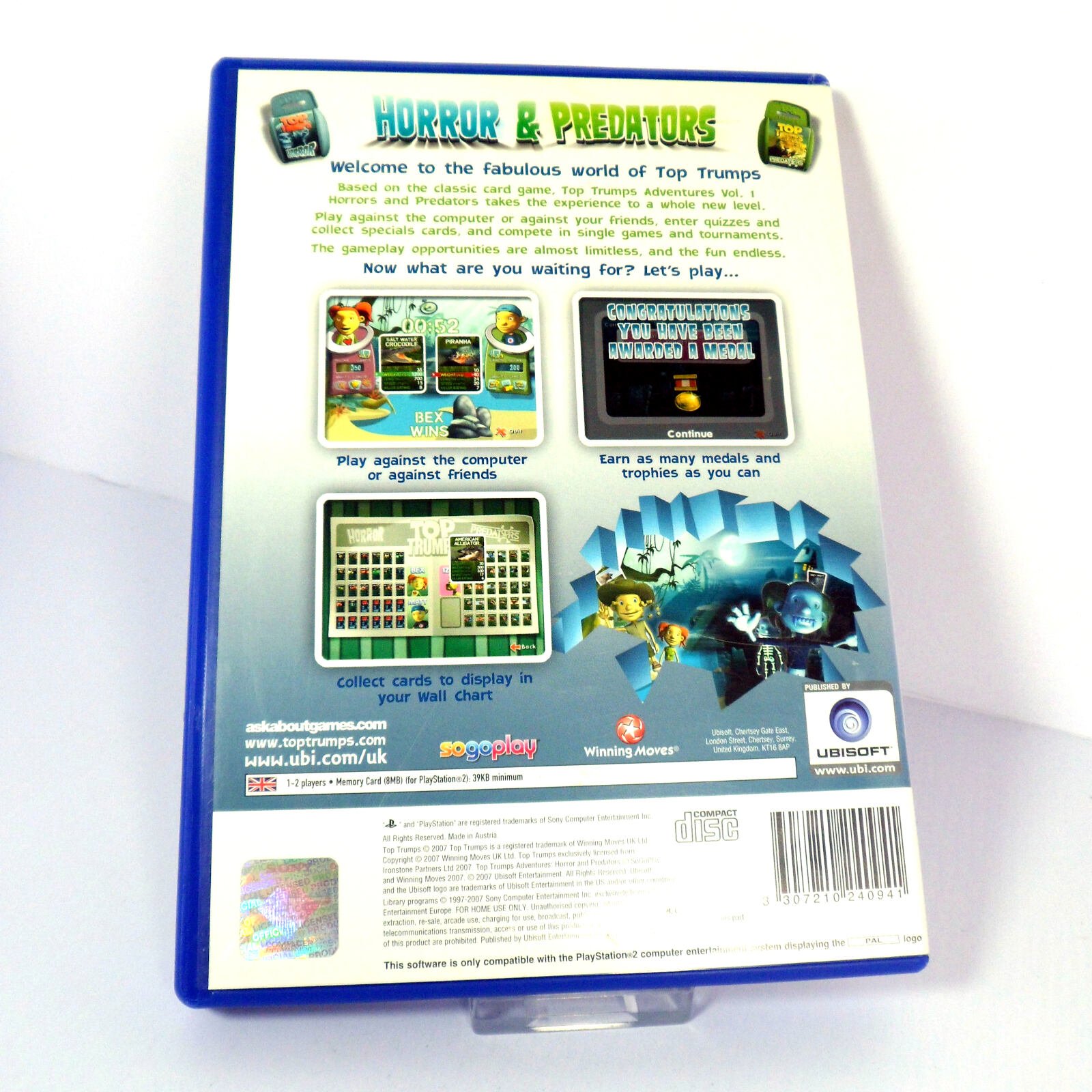 Top Trumps Adventures Vol. 1: Horror & Predators (Sony PlayStation 2) - Image 3