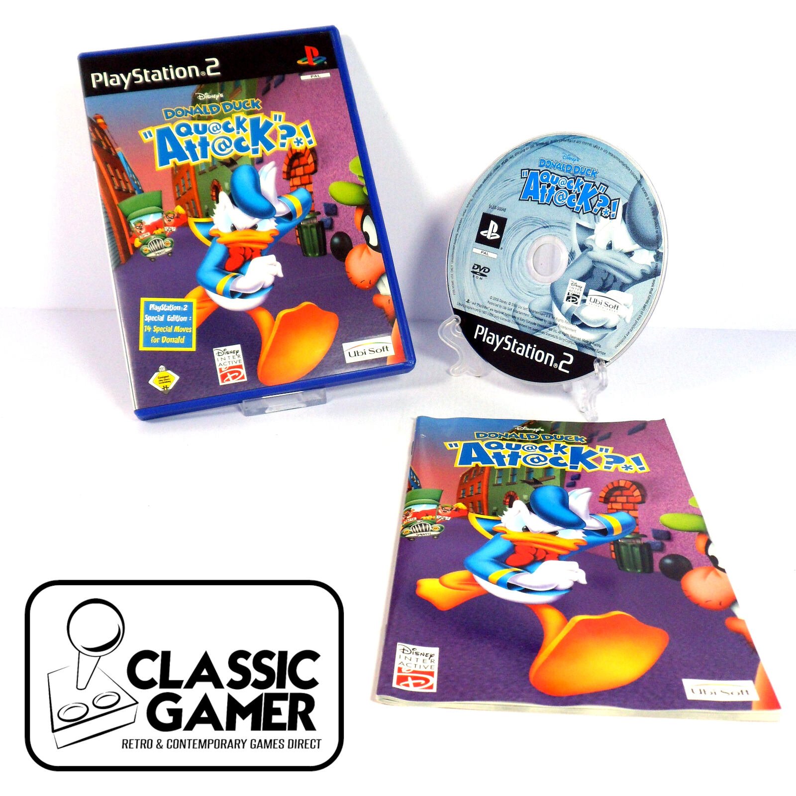 Disney's Donald Duck: Quack Attack (German-Italian-Dutch) (Sony PlayStation 2)