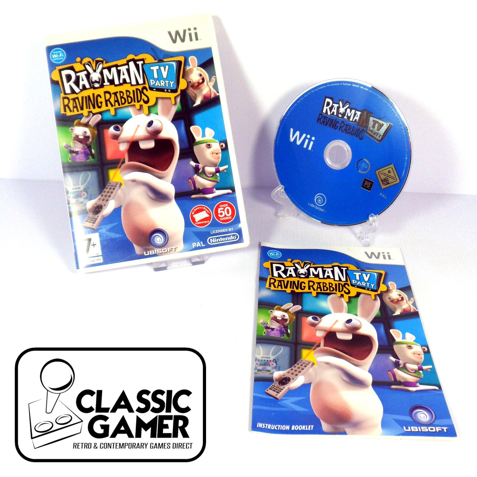 Rayman Raving Rabbids TV Party (Nintendo Wii)