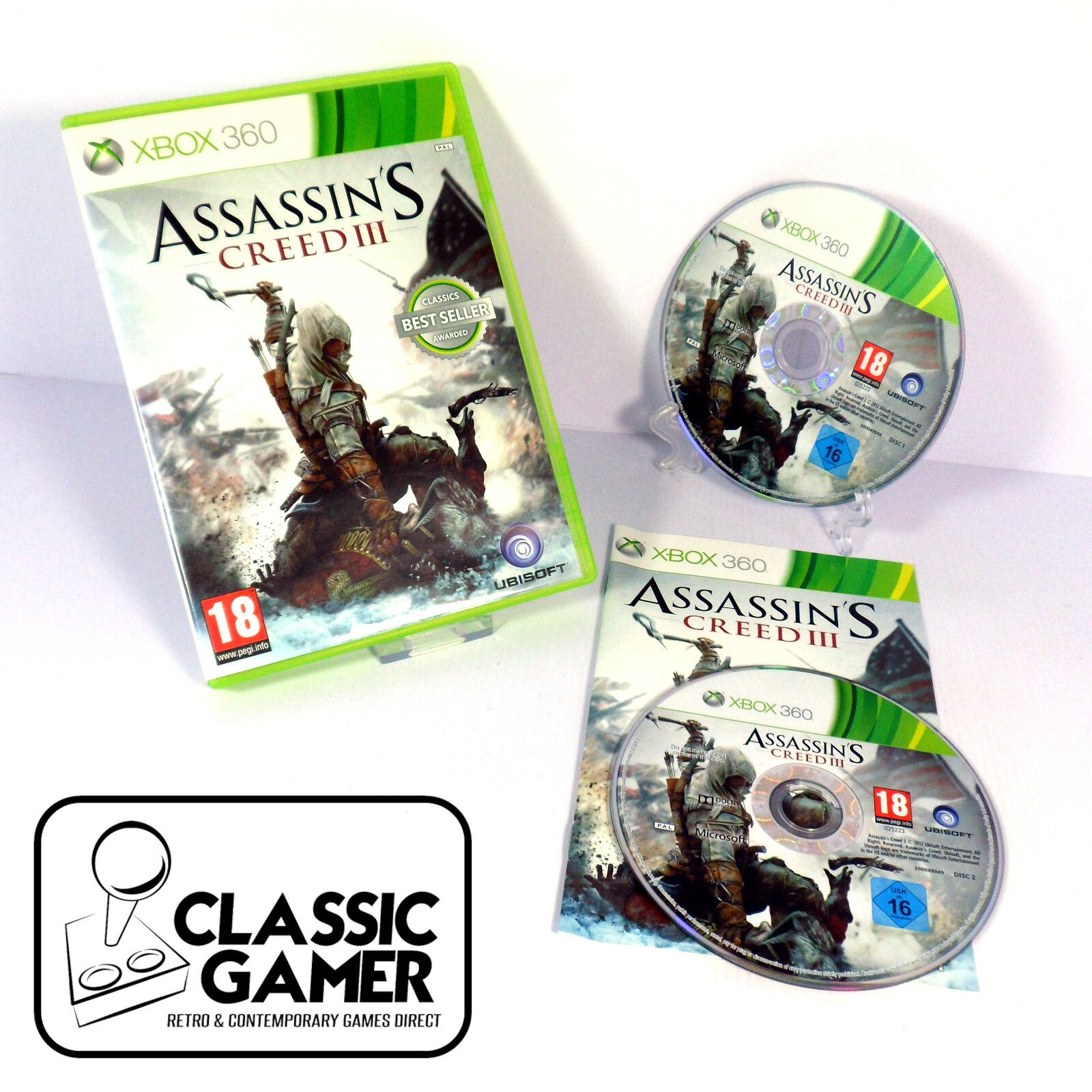 Assassin's Creed III (Classics Bestseller Awarded) (Microsoft Xbox 360)