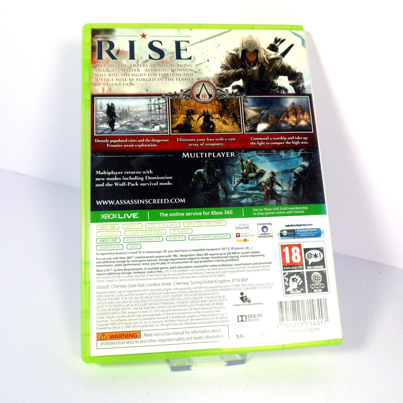 Assassin's Creed III (Classics Bestseller Awarded) (Microsoft Xbox 360) - Image 3