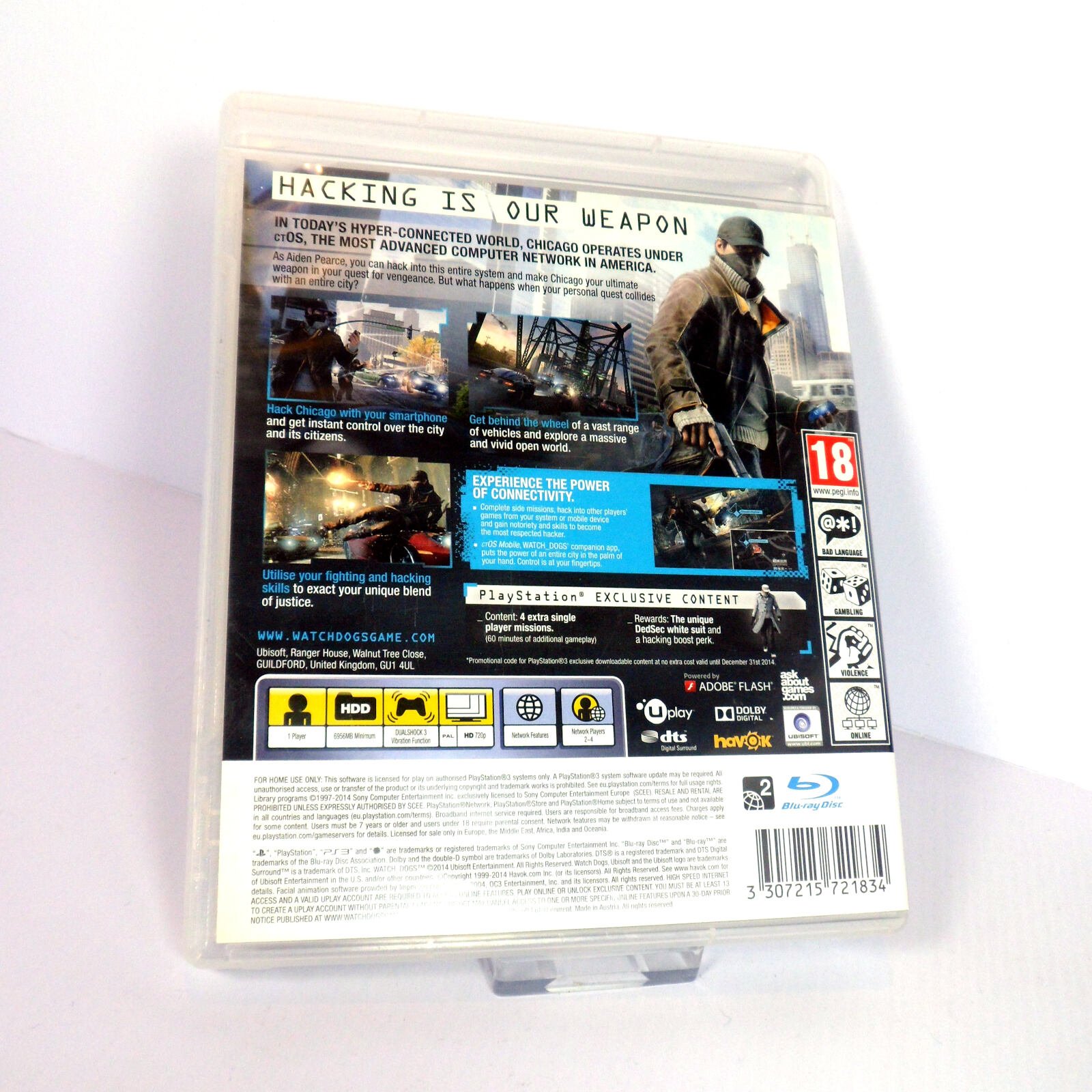 Watch Dogs PS3 Exclusive Edition (Sony PlayStation 3) - Image 3