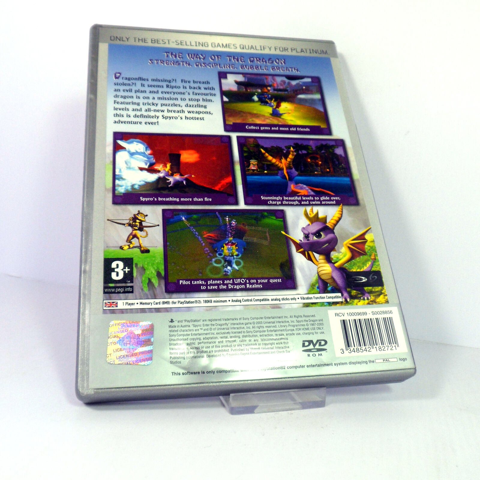 Spyro: Enter The Dragonfly (Platinum) (Sony PlayStation 2) - Image 3