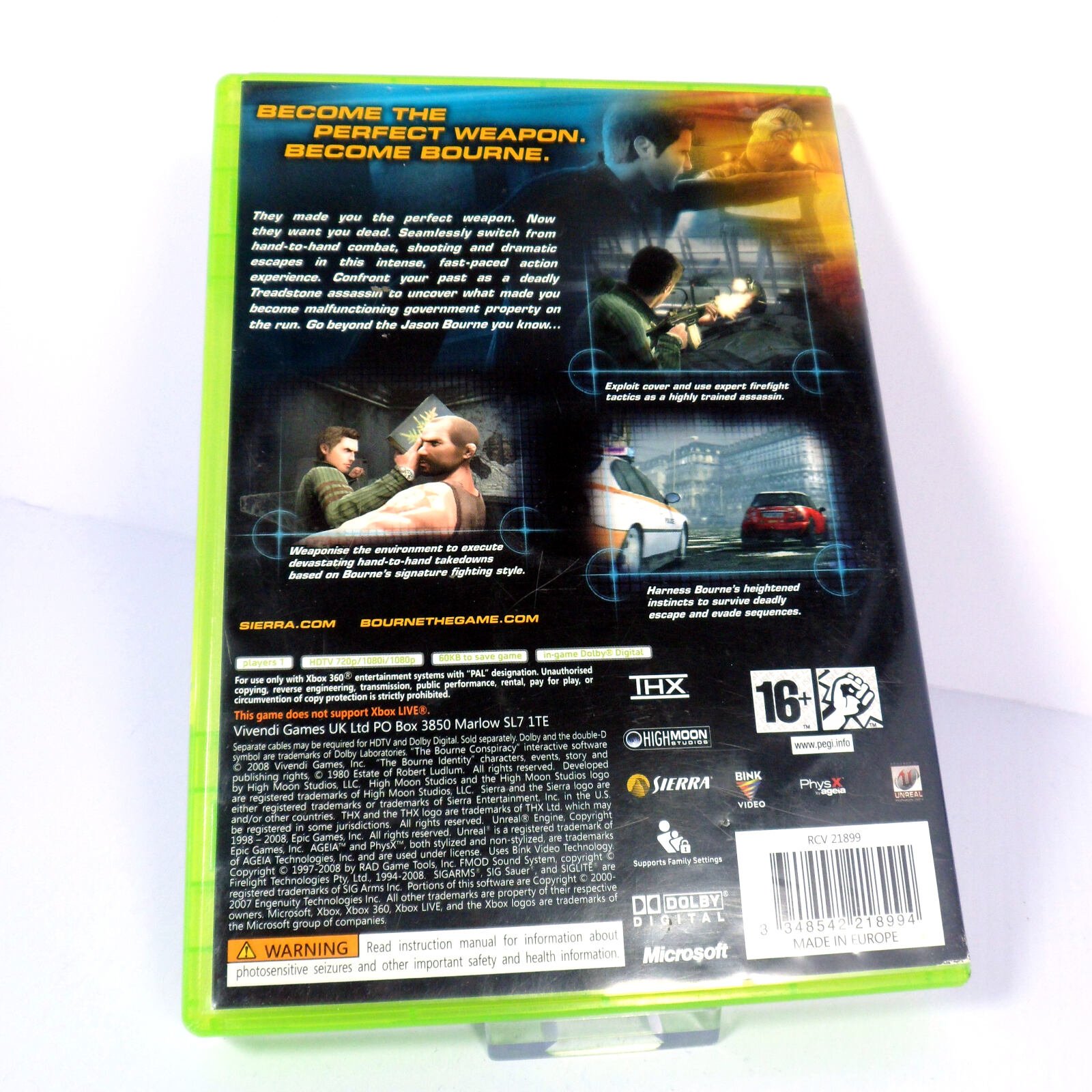 The Bourne Conspiracy (Robert Ludlum's) (Microsoft Xbox 360) - Image 3