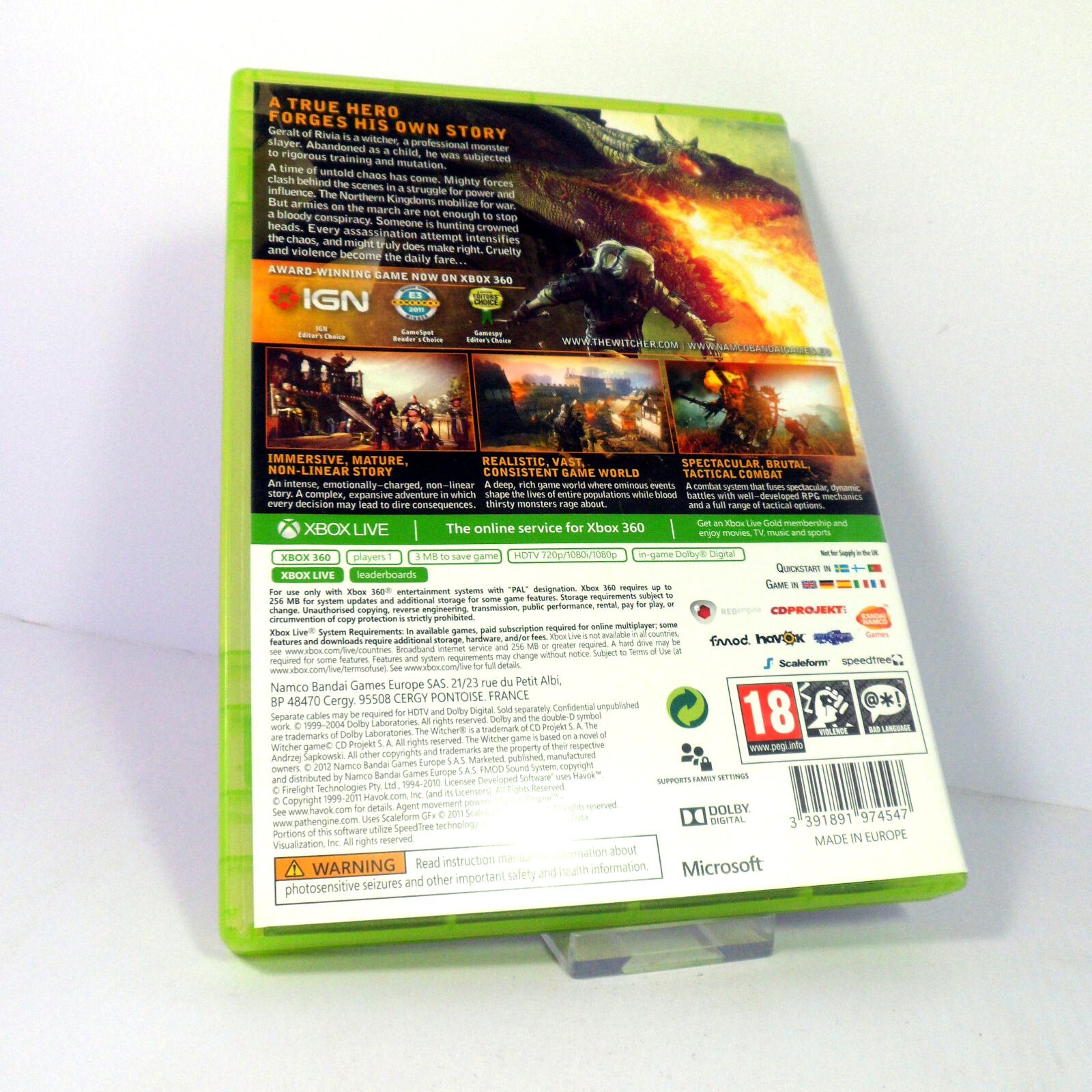 The Witcher 2: Assassins of Kings - Enhanced Edition (Classics) (Microsoft Xbox 360) - Image 3