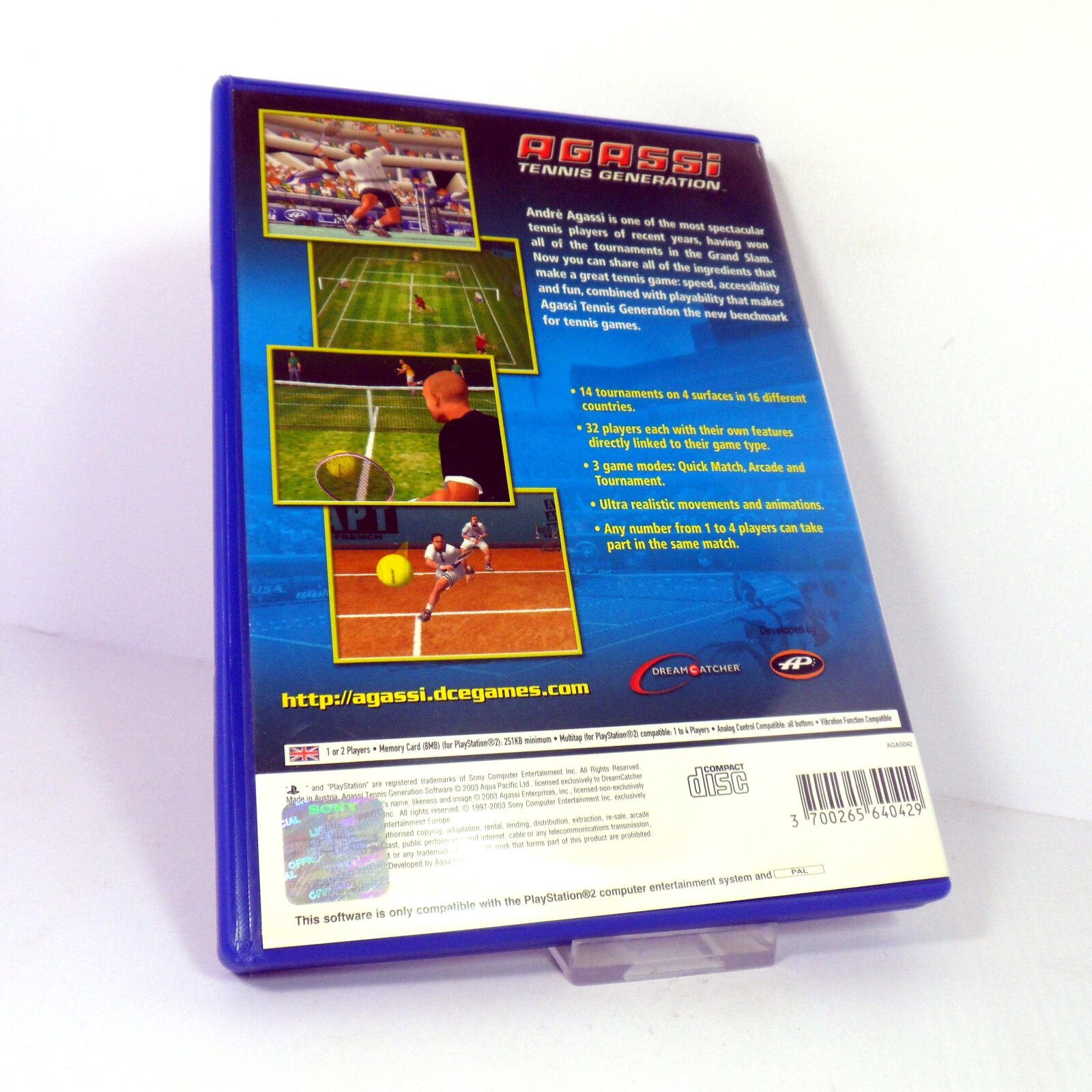 Agassi Tennis Generation (Sony PlayStation 2) - Image 3
