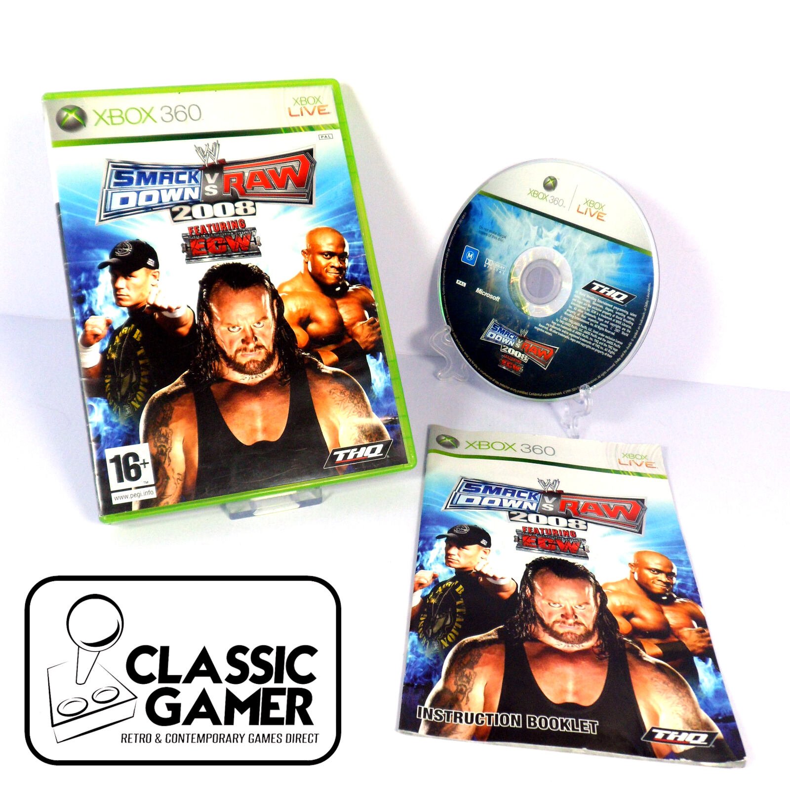 WWE SmackDown vs. Raw 2008 (Microsoft Xbox 360)