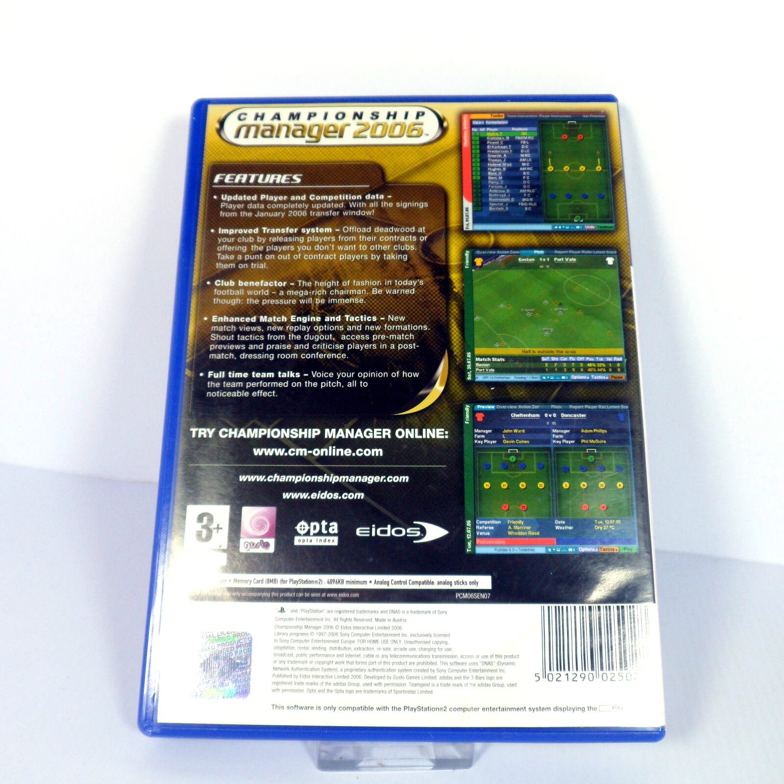 Championship Manager 2006 (Sony PlayStation 2) - Image 3