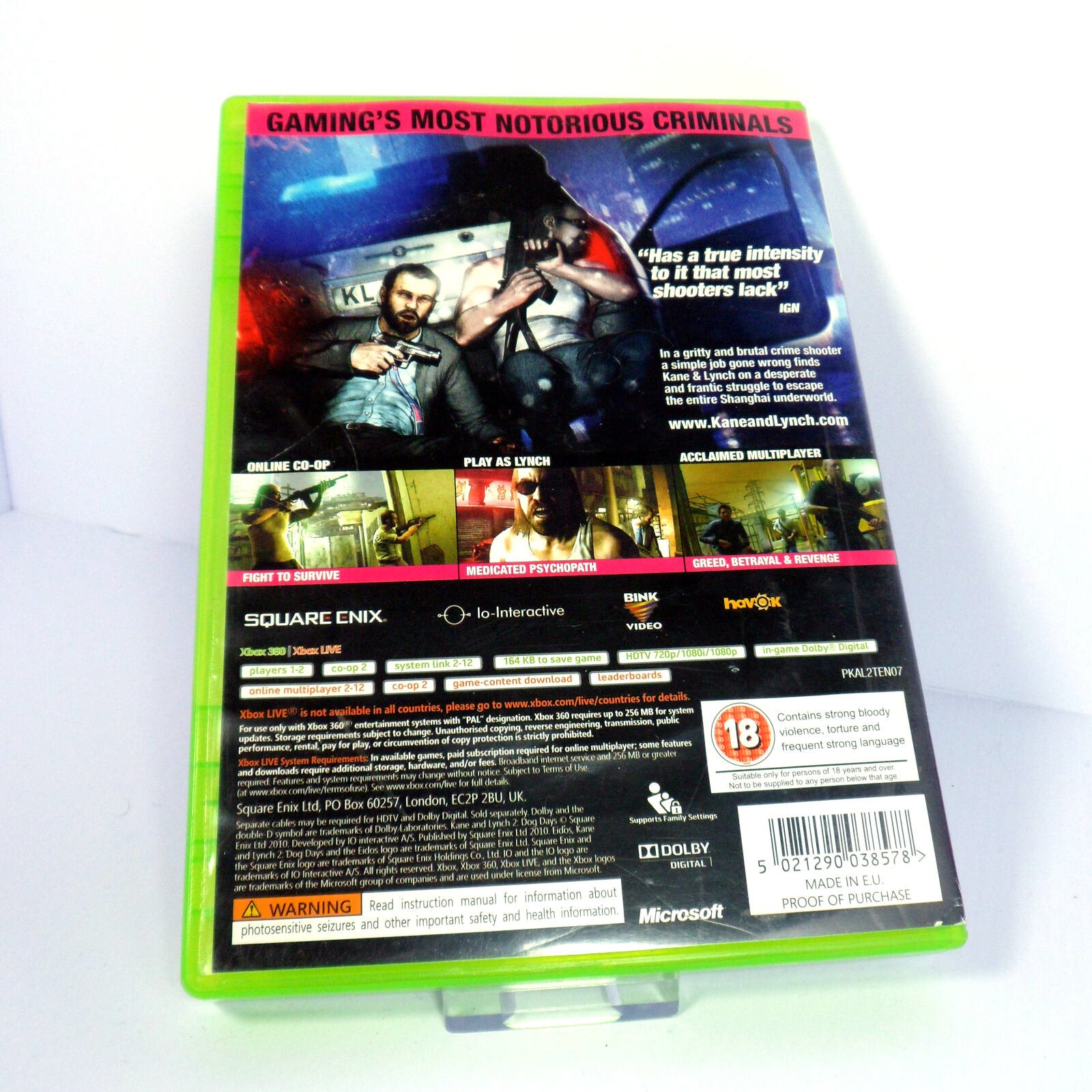 Kane & Lynch 2: Dog Days (Microsoft Xbox 360) - Image 3