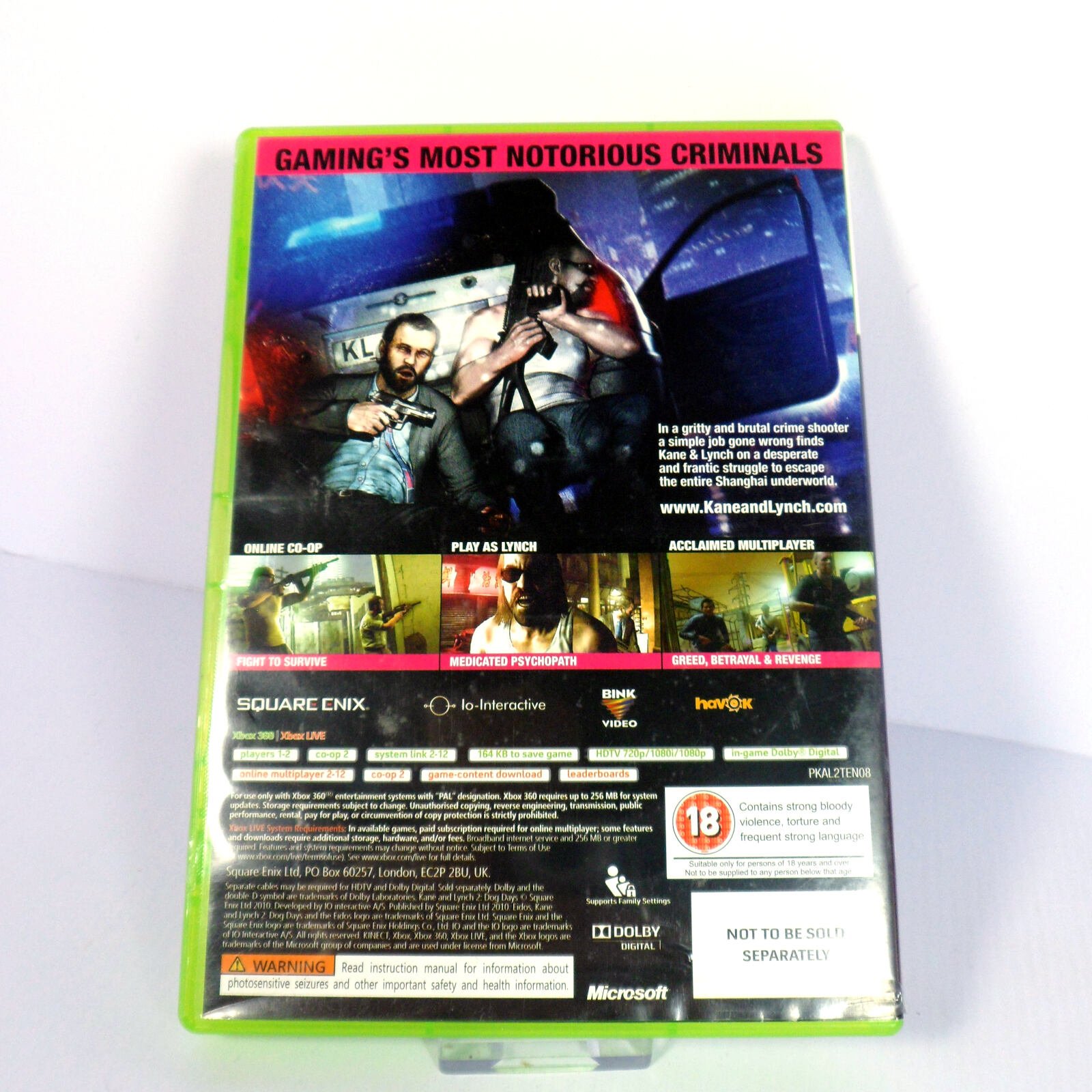 Kane & Lynch 2: Dog Days - Limited Edition (Microsoft Xbox 360) - Image 3