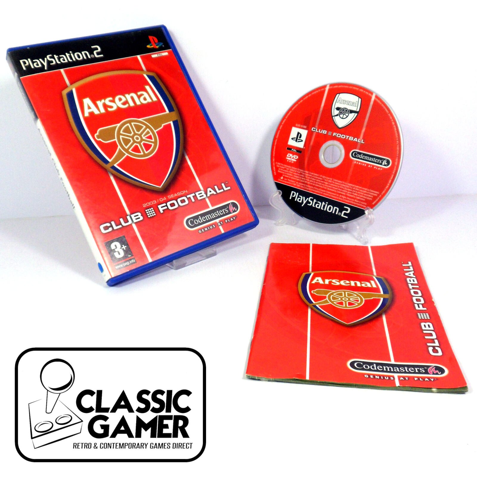 Arsenal Club Football 2003/04 Season (Sony PlayStation 2)