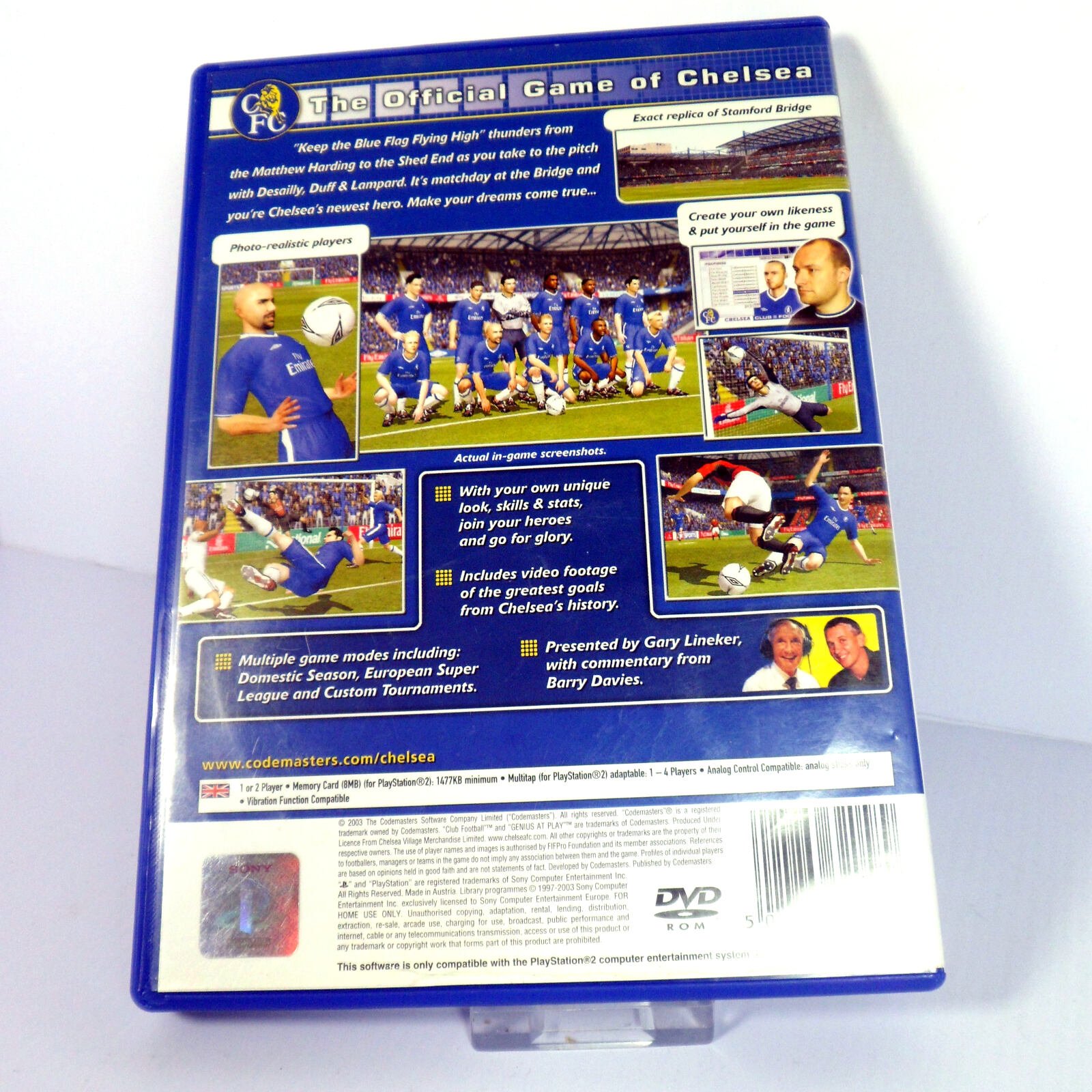 Chelsea FC Club Football 2003/04 Season (Sony PlayStation 2) - Image 3