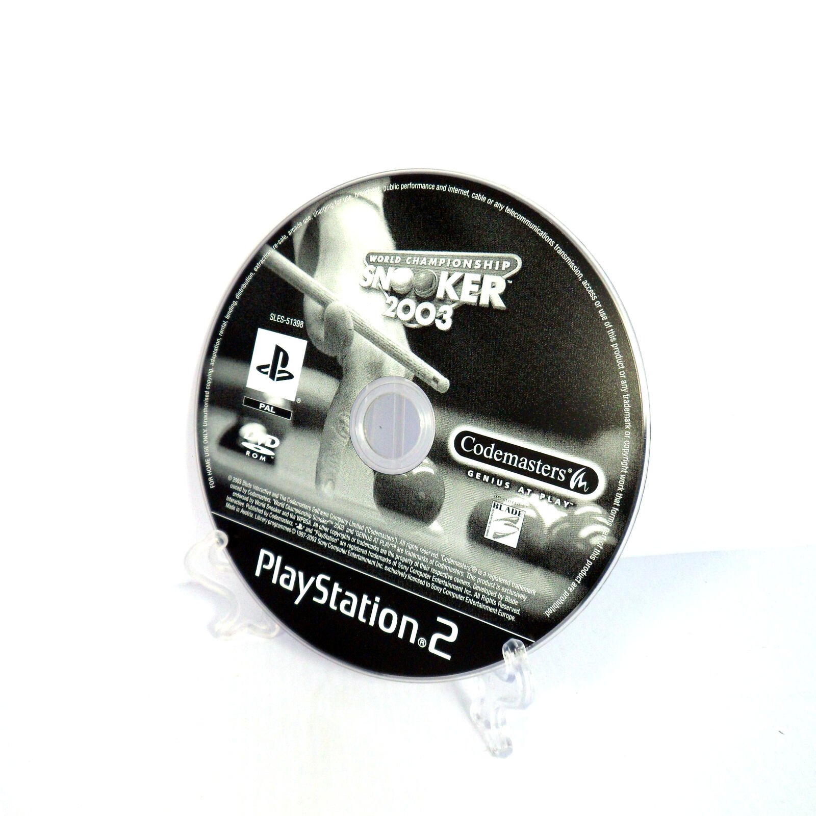 World Championship Snooker 2003 (Sony PlayStation 2) - Image 2