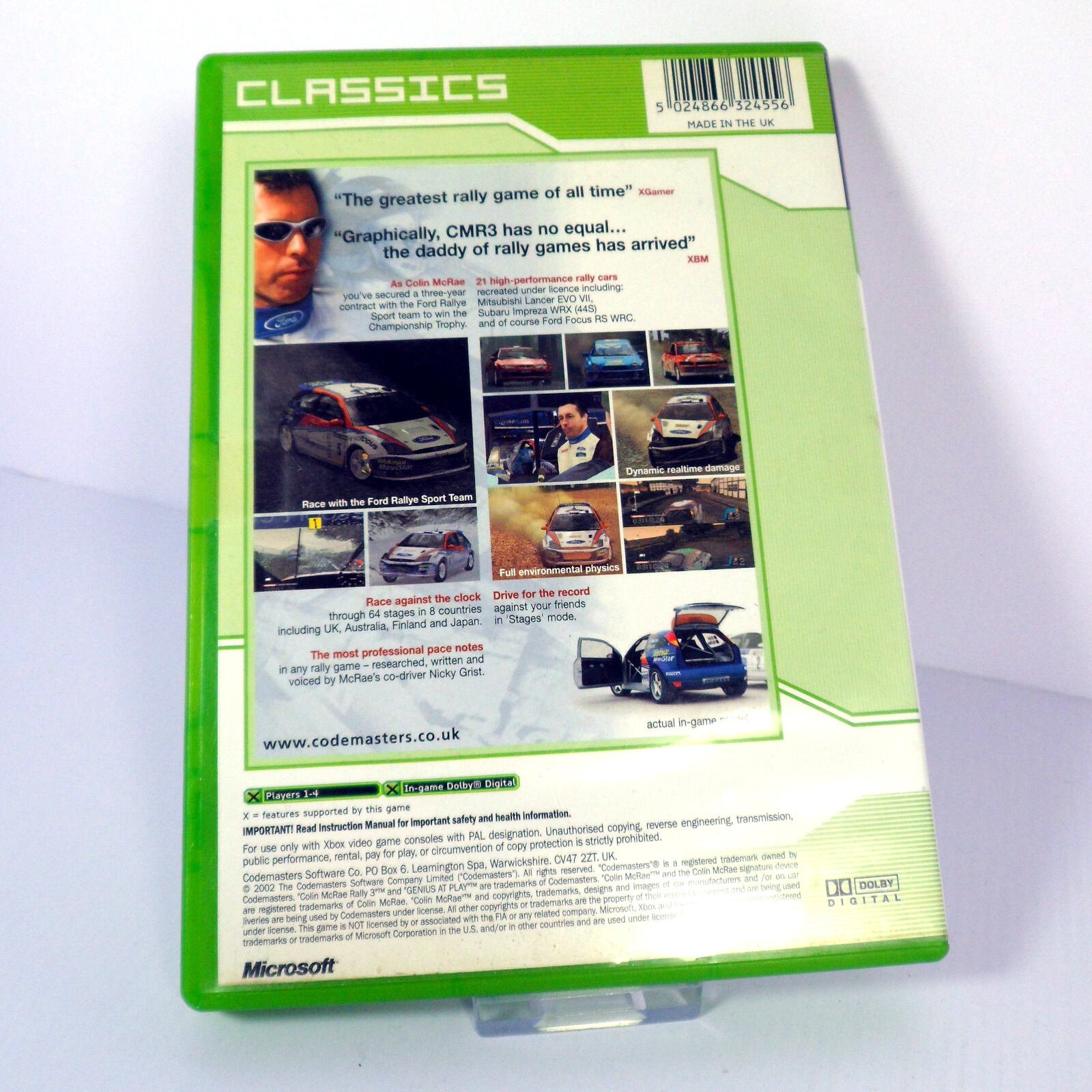 Colin McRae Rally 3 (Classics) (Microsoft Xbox) - Image 3