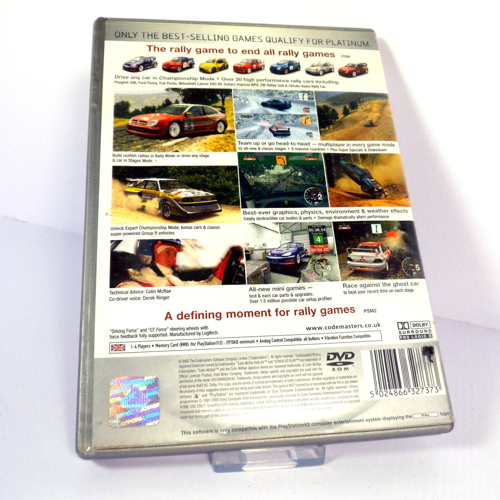 Colin McRae Rally 04 (Platinum) (Sony PlayStation 2) - Image 3