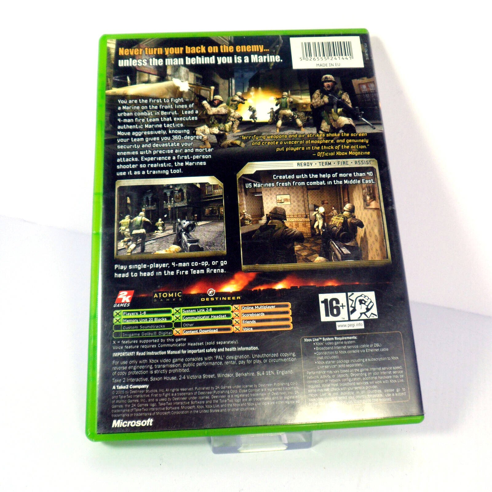 Close Combat: First to Fight (Microsoft Xbox) - Image 3