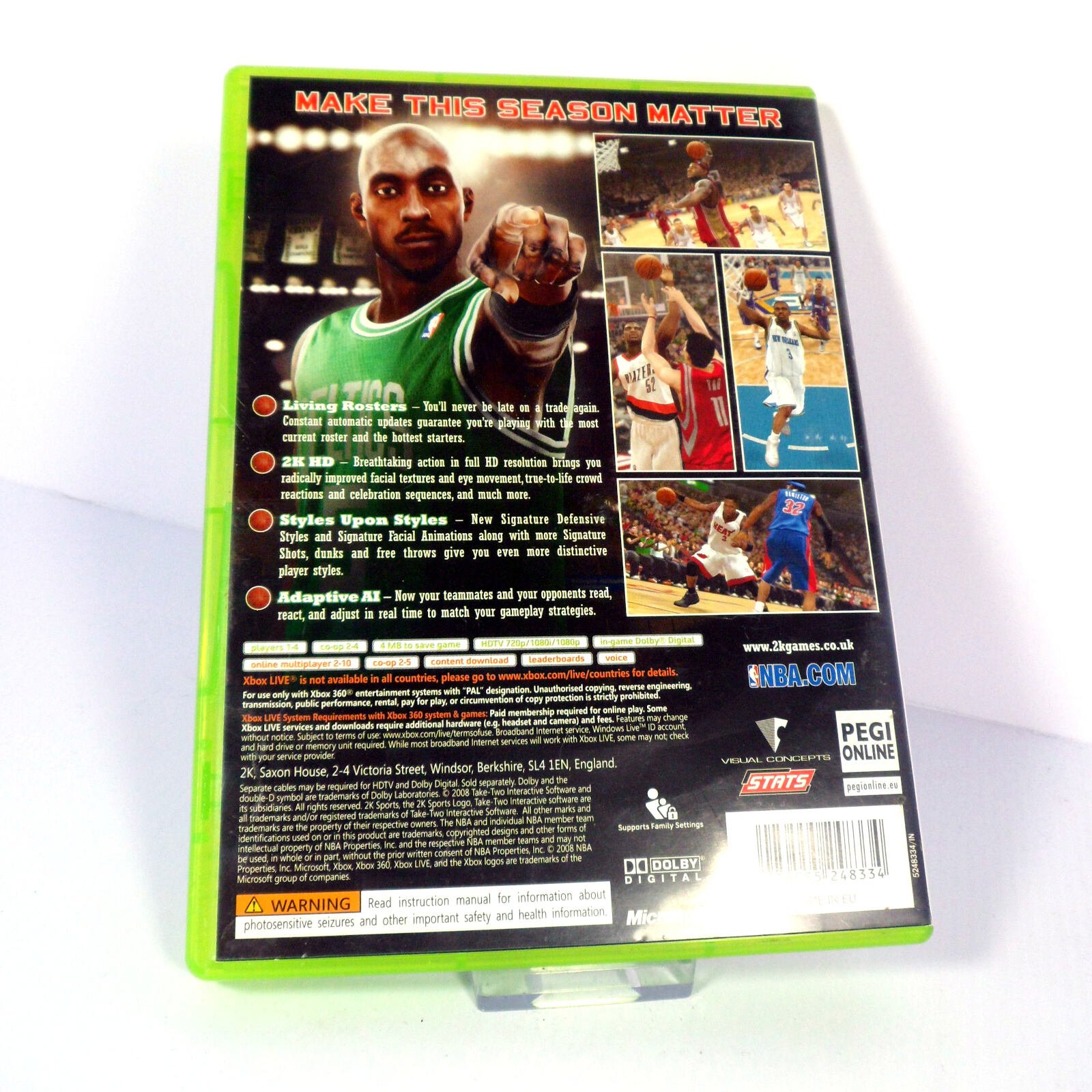 NBA 2K9 (2K Sports) (Microsoft Xbox 360) - Image 3