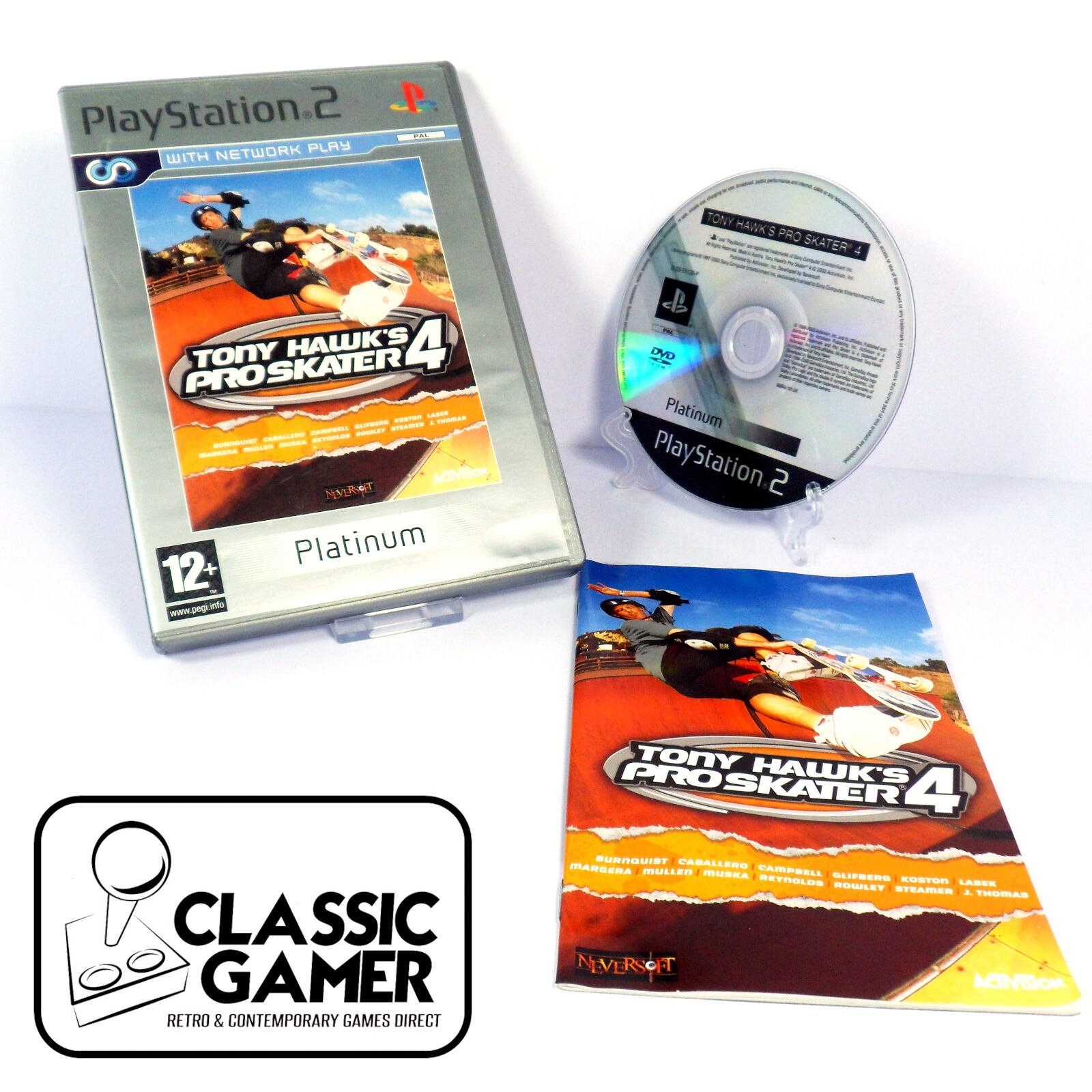Tony Hawk's Pro Skater 4 (Platinum) (Sony PlayStation 2)