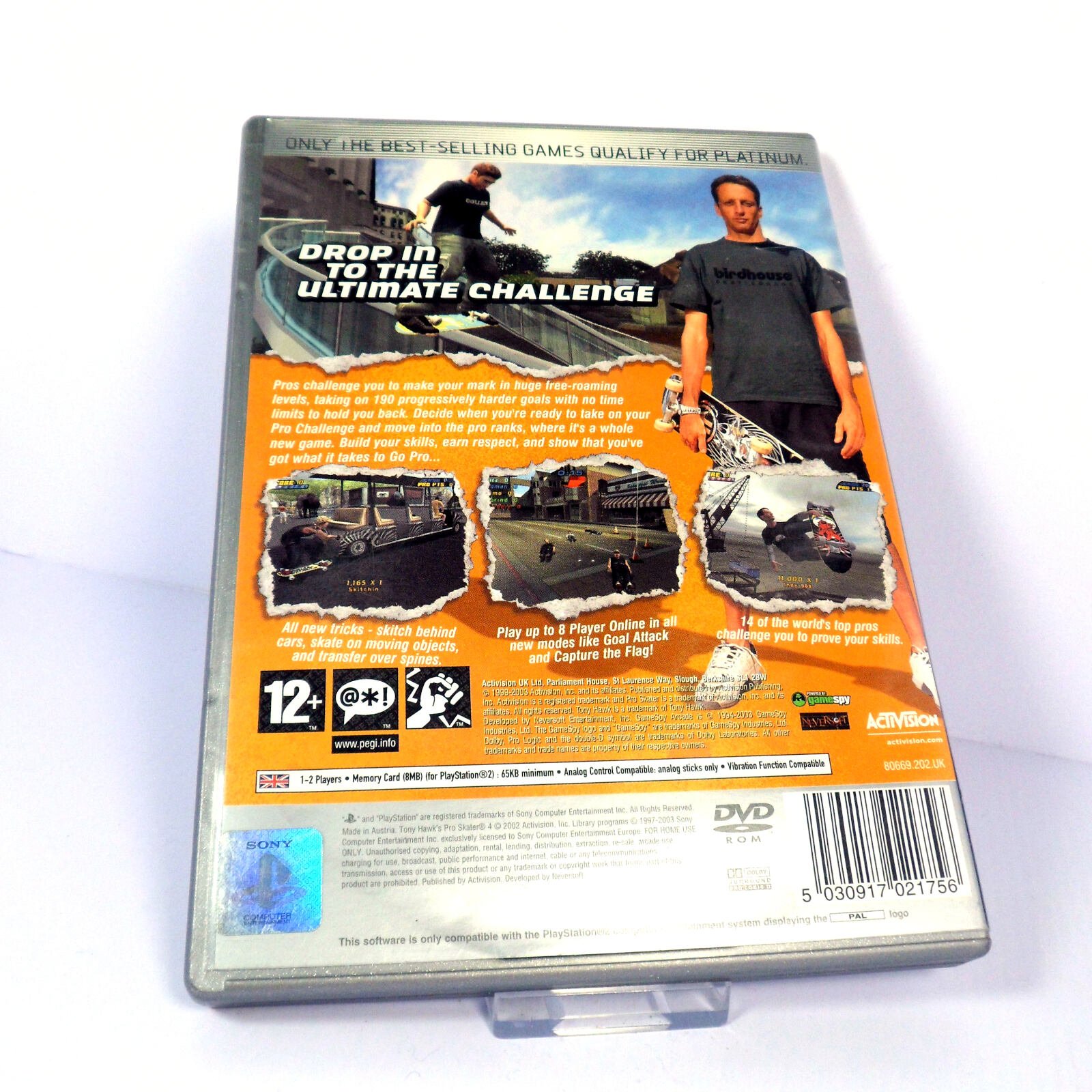 Tony Hawk's Pro Skater 4 (Platinum) (Sony PlayStation 2) - Image 3
