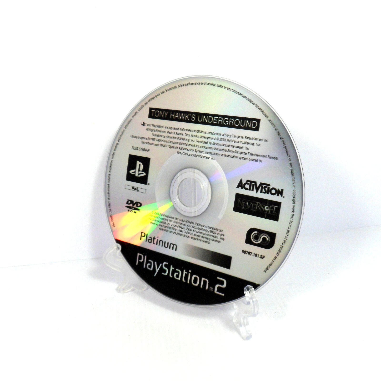 Tony Hawk's Underground (Platinum) (SPANISH PAL) (Sony PlayStation 2) - Image 2