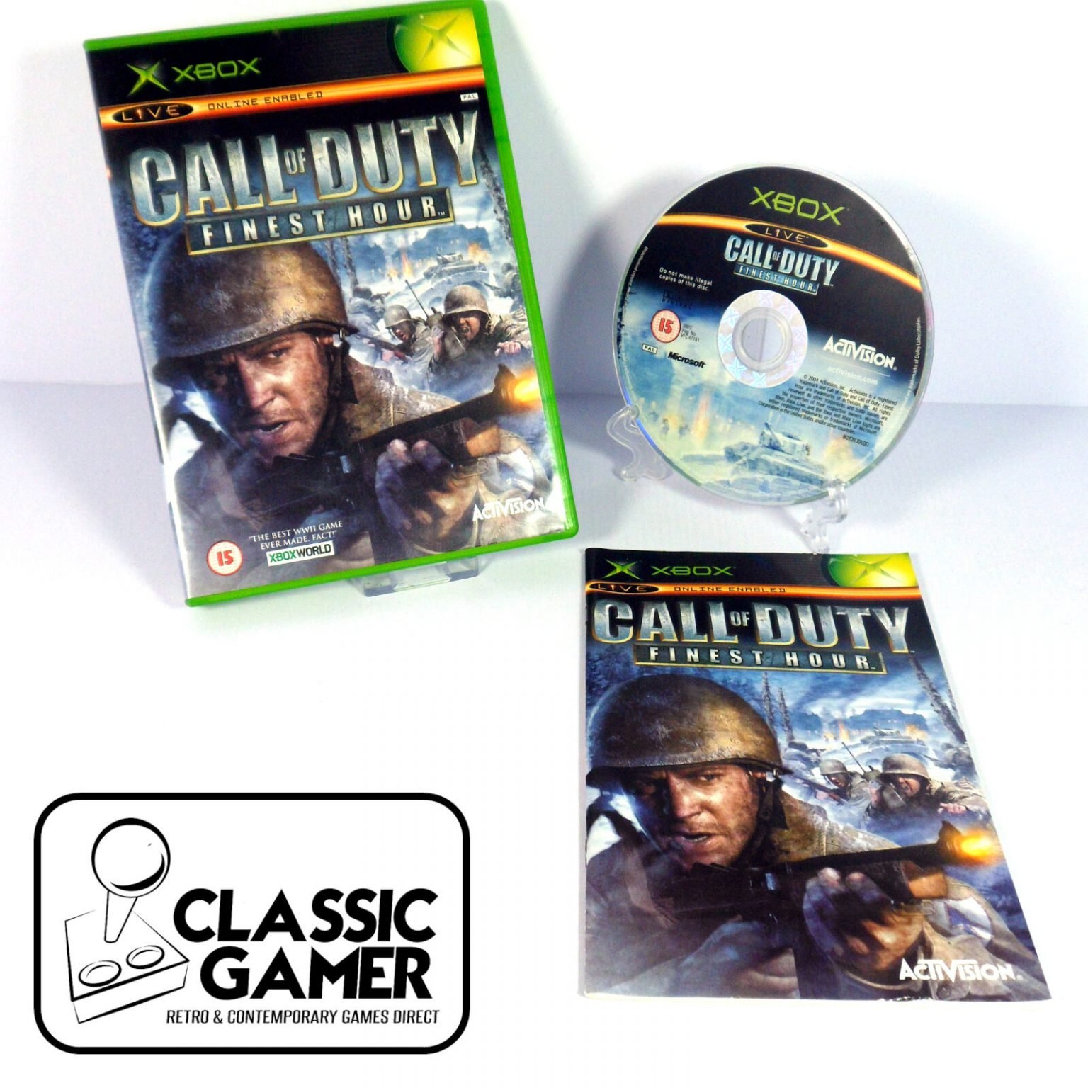 Call of Duty: Finest Hour (Microsoft Xbox) - ClassicGamer: Classic ...