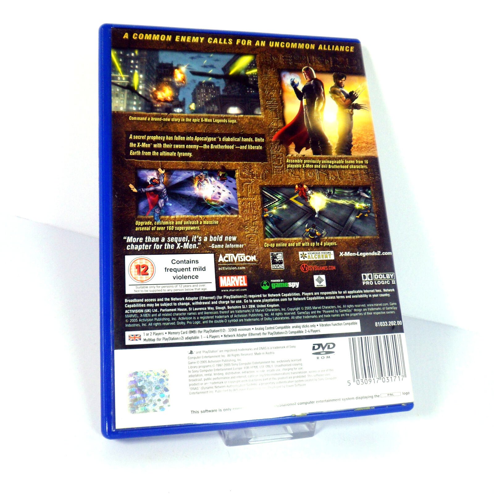 X-Men Legends II: Rise of The Apocalypse (Sony PlayStation 2) - Image 3