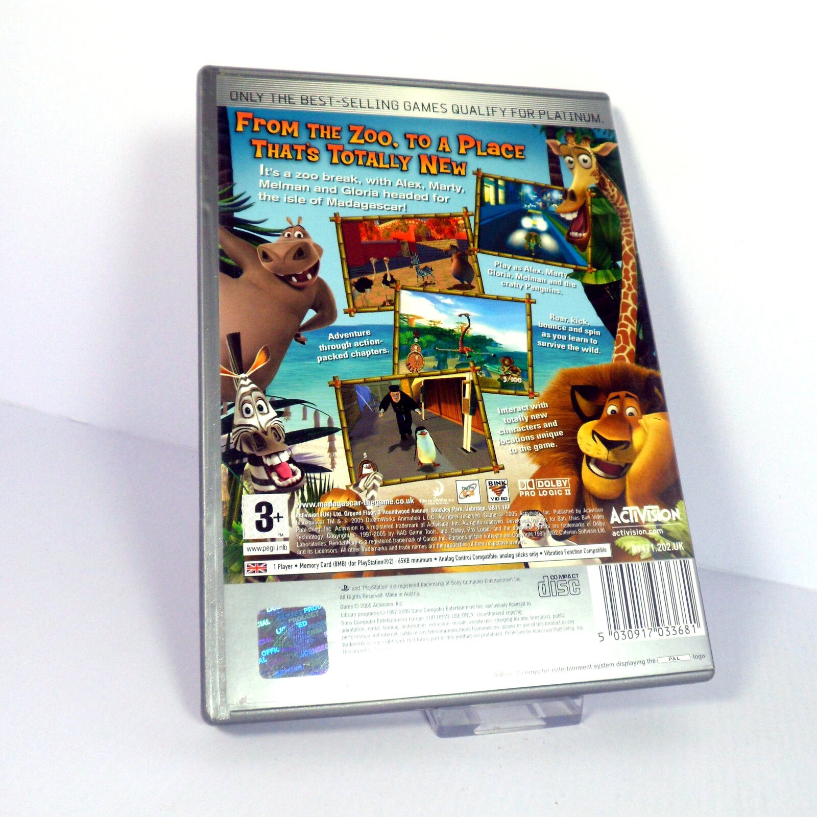 Madagascar (Platinum) (Sony PlayStation 2) - Image 3