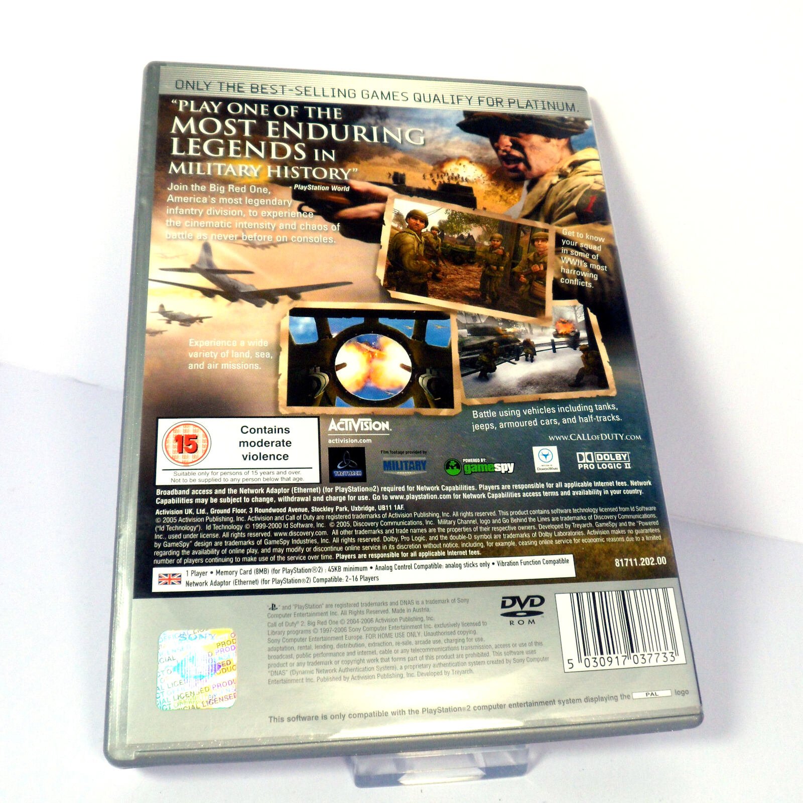Call of Duty 2: Big Red One (Platinum) (Sony PlayStation 2) - Image 3