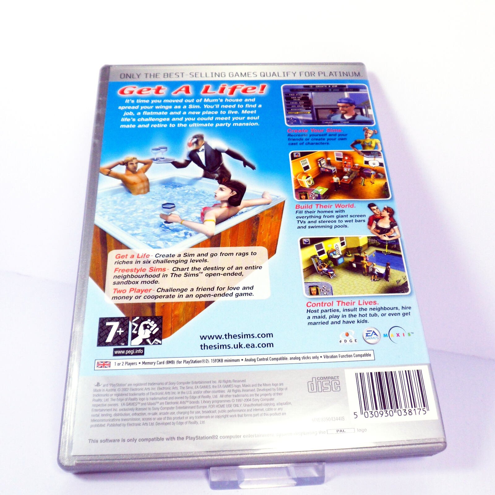 The Sims (Platinum) (Sony PlayStation 2) - Image 3