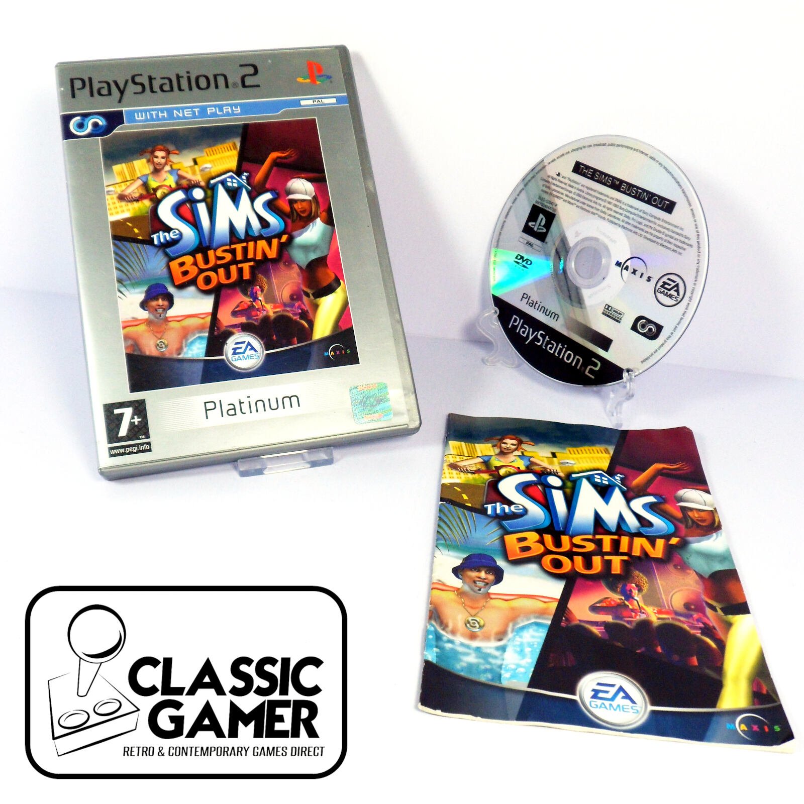 The Sims Bustin' Out (Platinum) (Sony PlayStation 2)