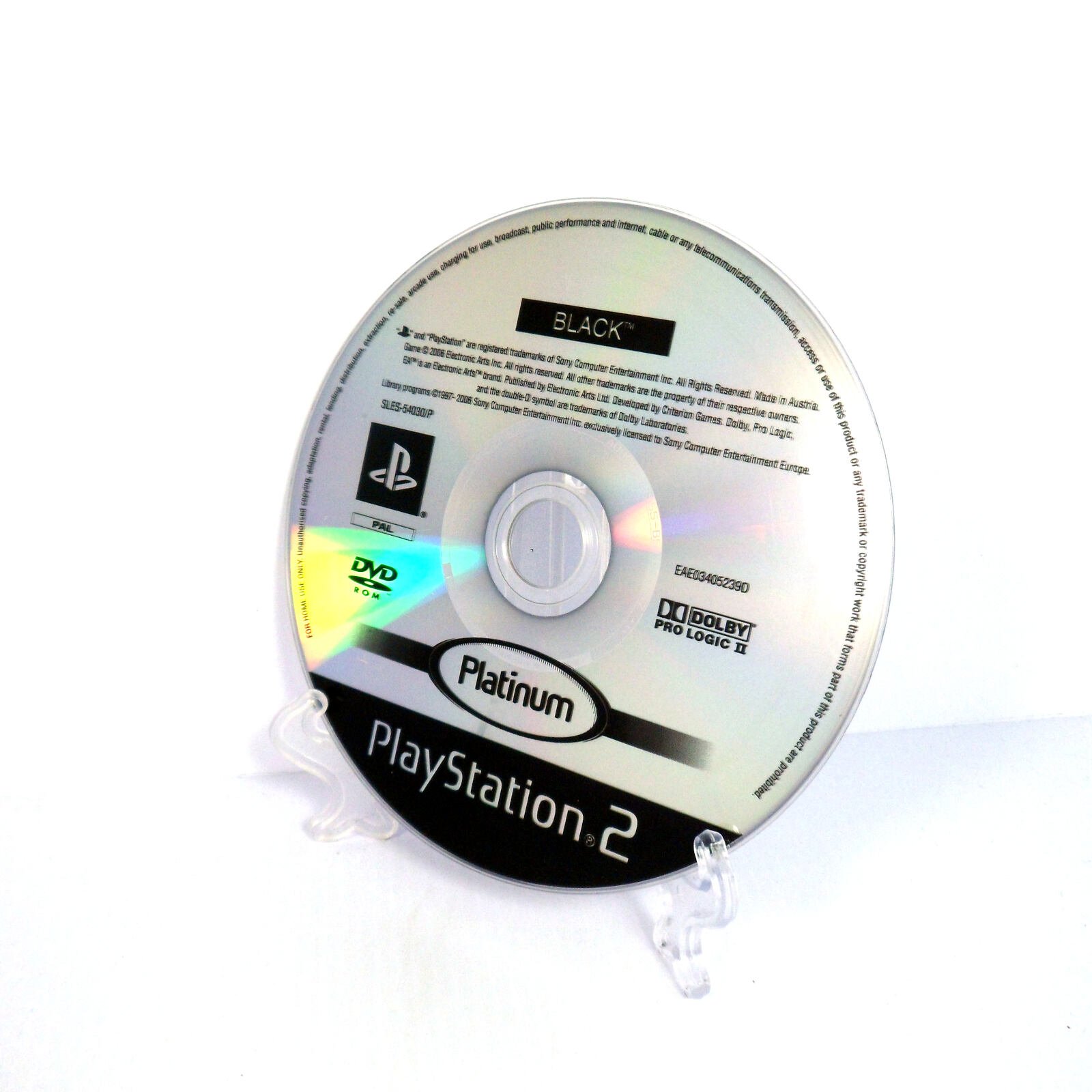 Black (Platinum) (Sony PlayStation 2) - Image 2