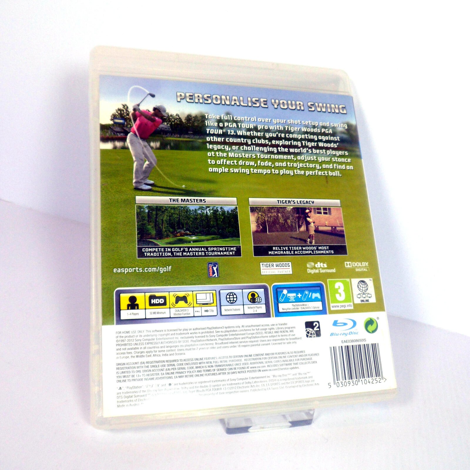 Tiger Woods PGA Tour 13: The Masters (Sony PlayStation 3) - Image 3