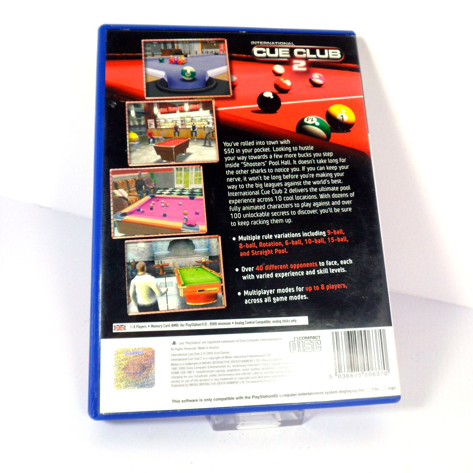 International Cue Club 2 (Sony PlayStation 2) - Image 3