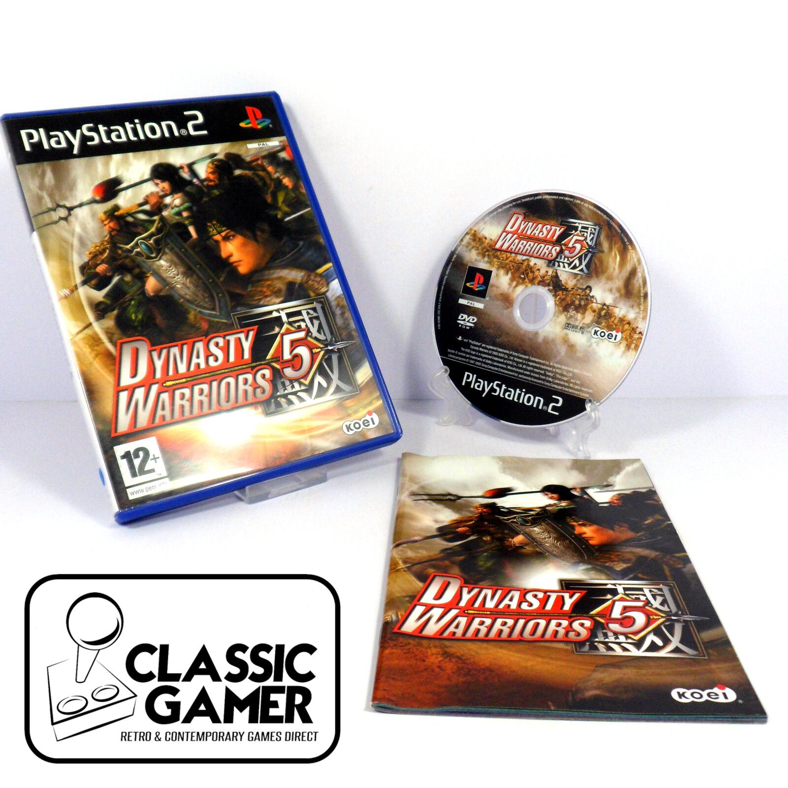 Notice Originale Sony PS2 – Dynasty Warriors 5 – Manuel D'instructions En Bon état