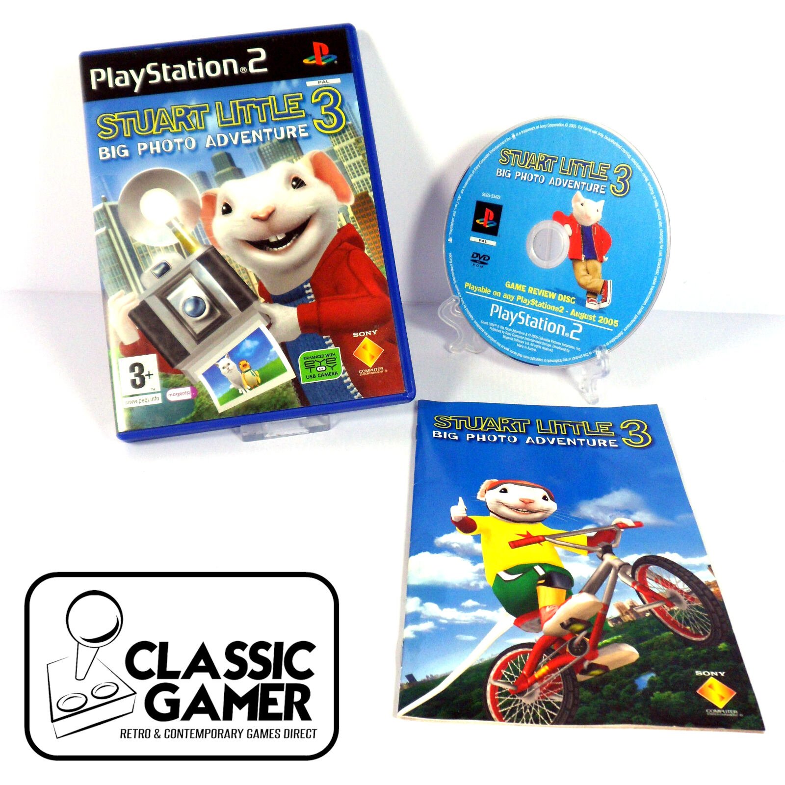 Stuart Little 3: Big Photo Adventure (Sony PlayStation 2)