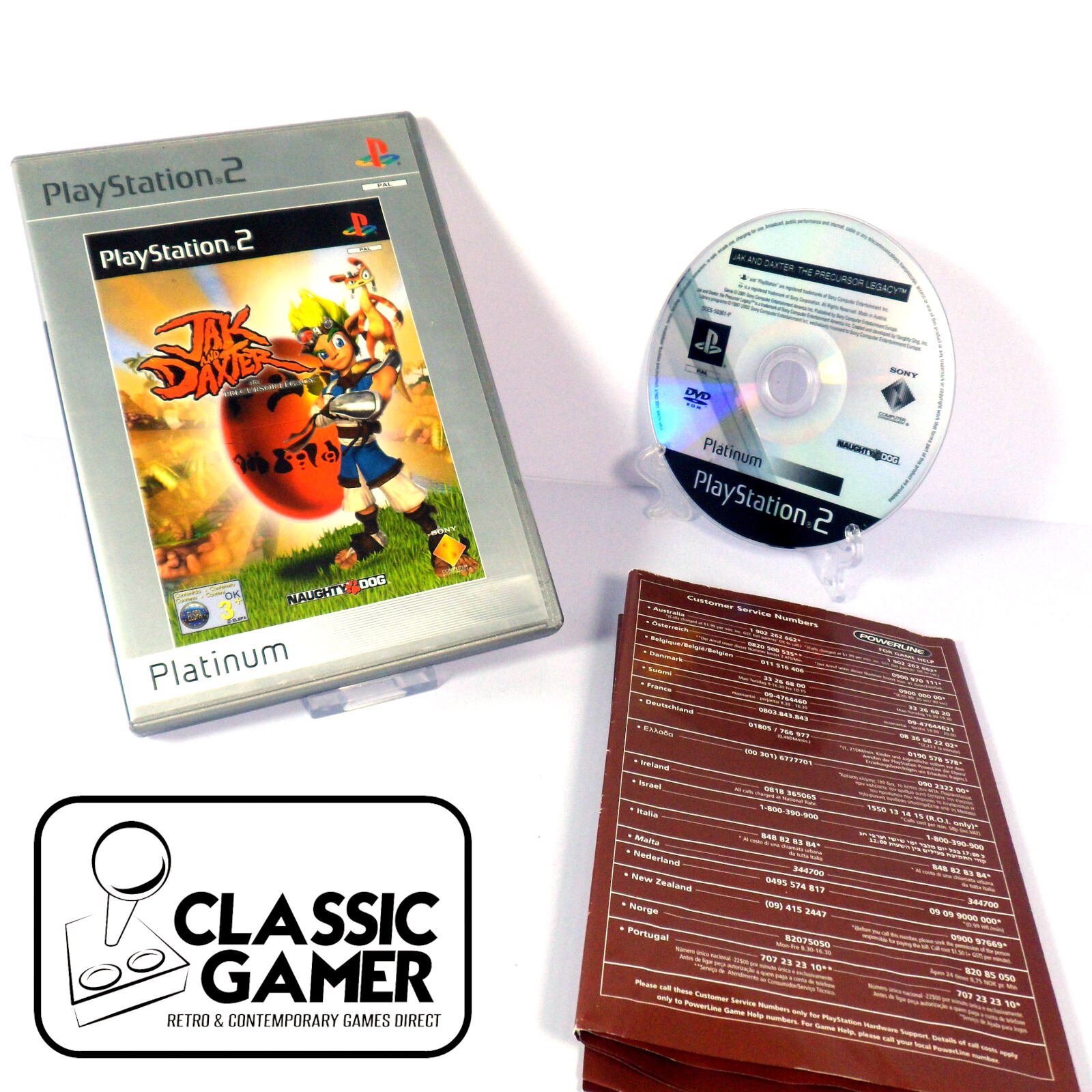 Jak & Daxter: The Precursor Legacy (Platinum) (Sony PlayStation 2)