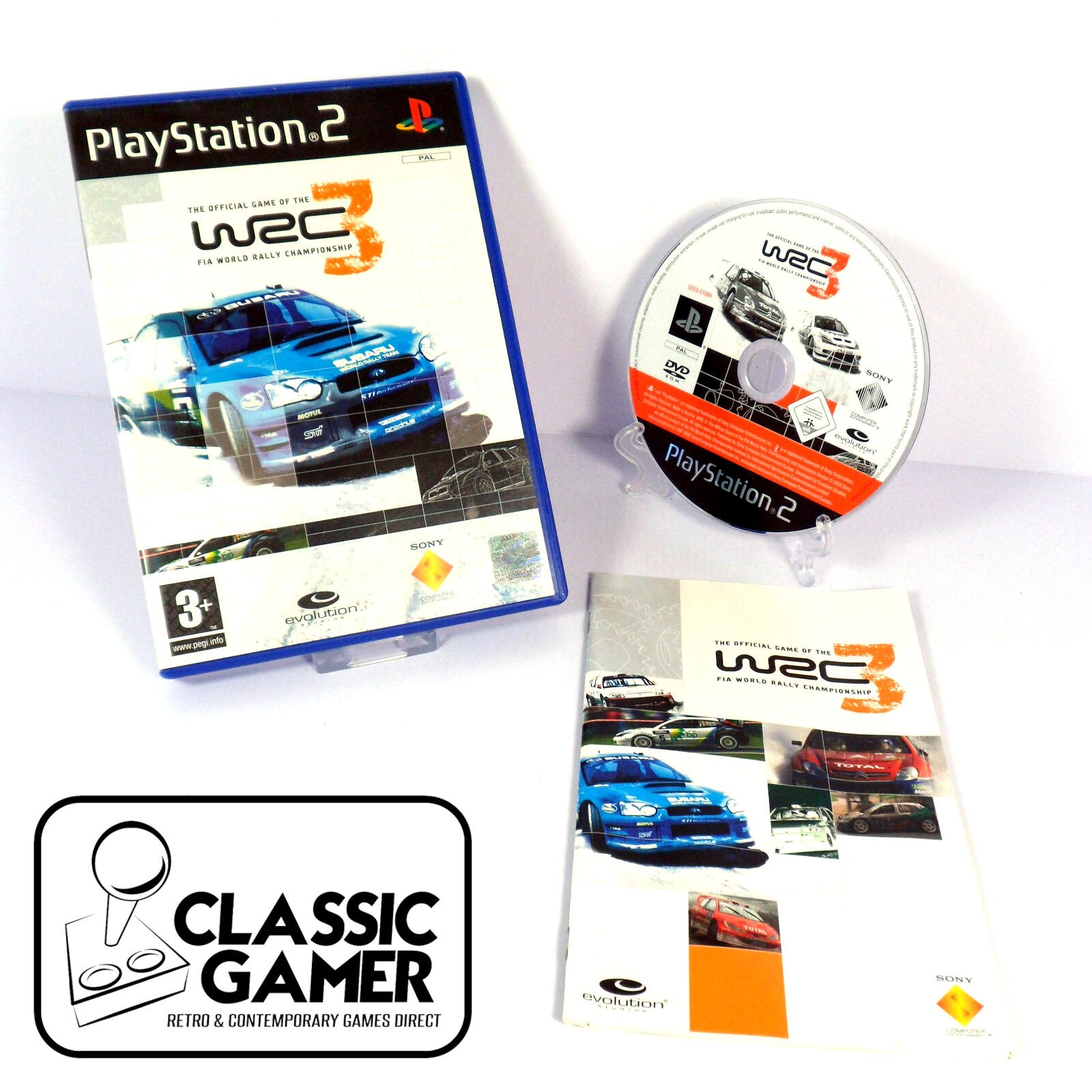 WRC 3: FIA World Rally Championship 3 (Sony PlayStation 2)