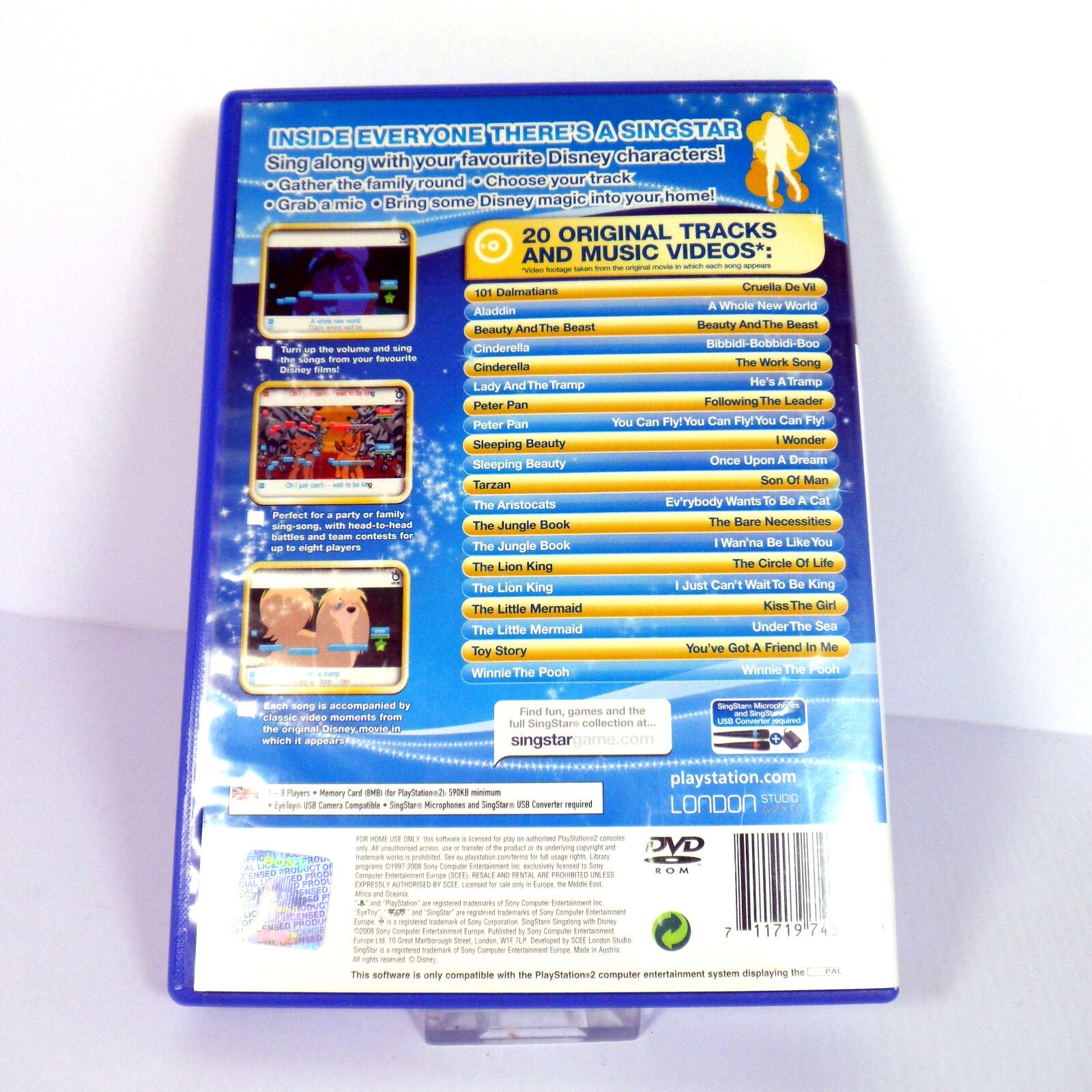 SingStar Singalong With Disney (Sony PlayStation 2) - Image 3