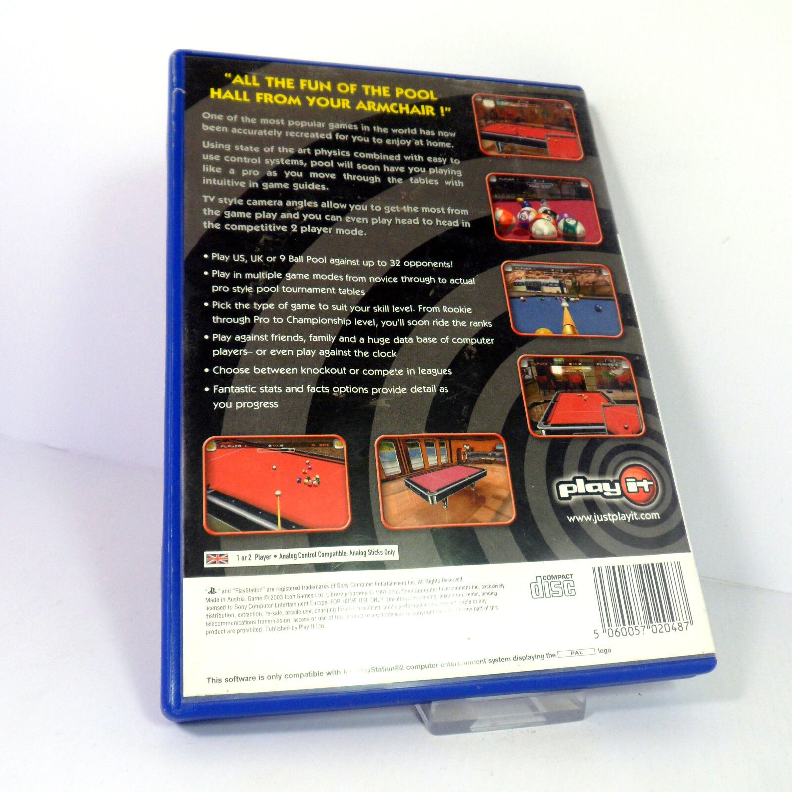 Pool Ps2 International Pool Championship (Sony PlayStation 2) - ClassicGamer ...
