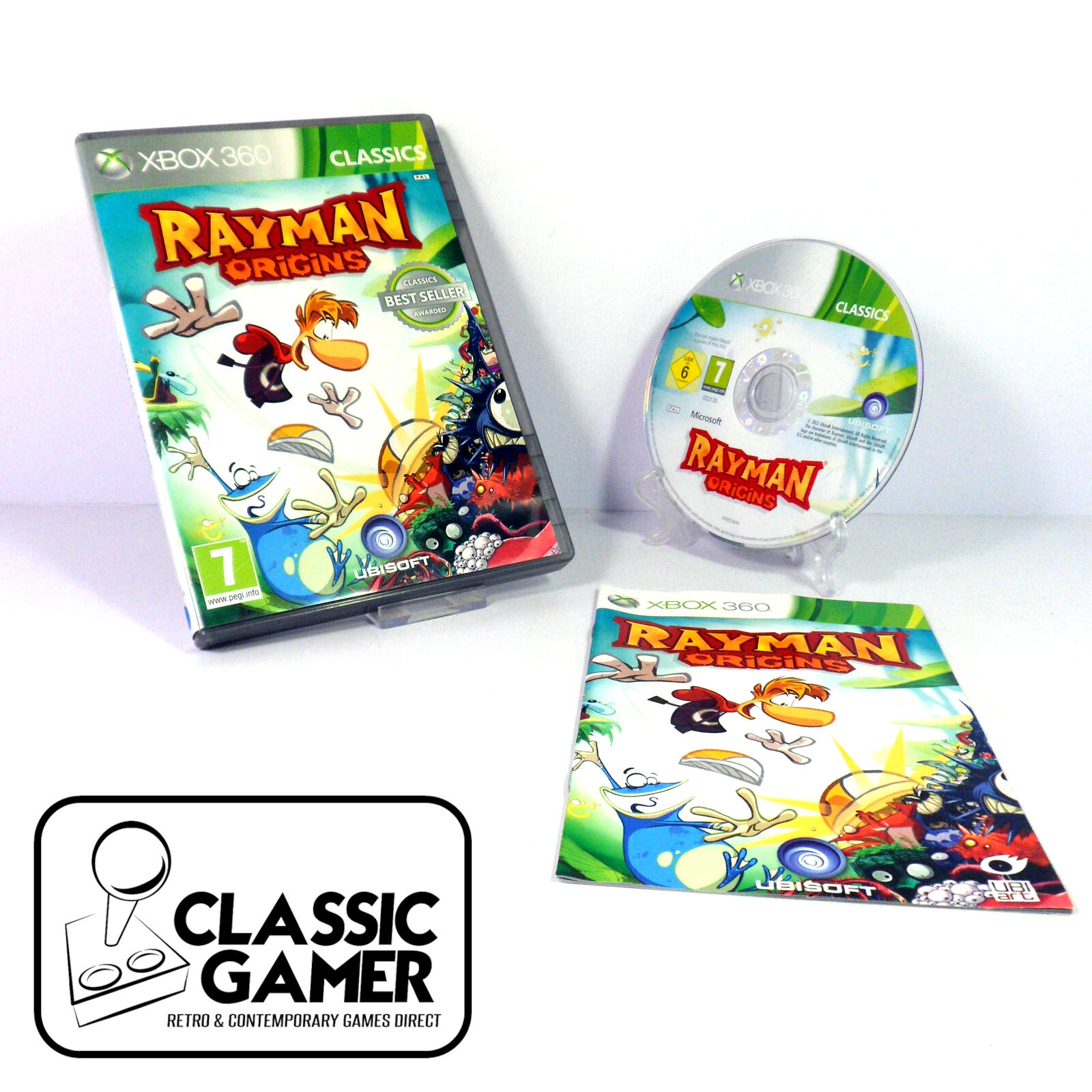 Rayman Origins (Classics Best Seller Awarded) (Microsoft Xbox 360) -  ClassicGamer: Classic & Retro Games for Sale in the UK