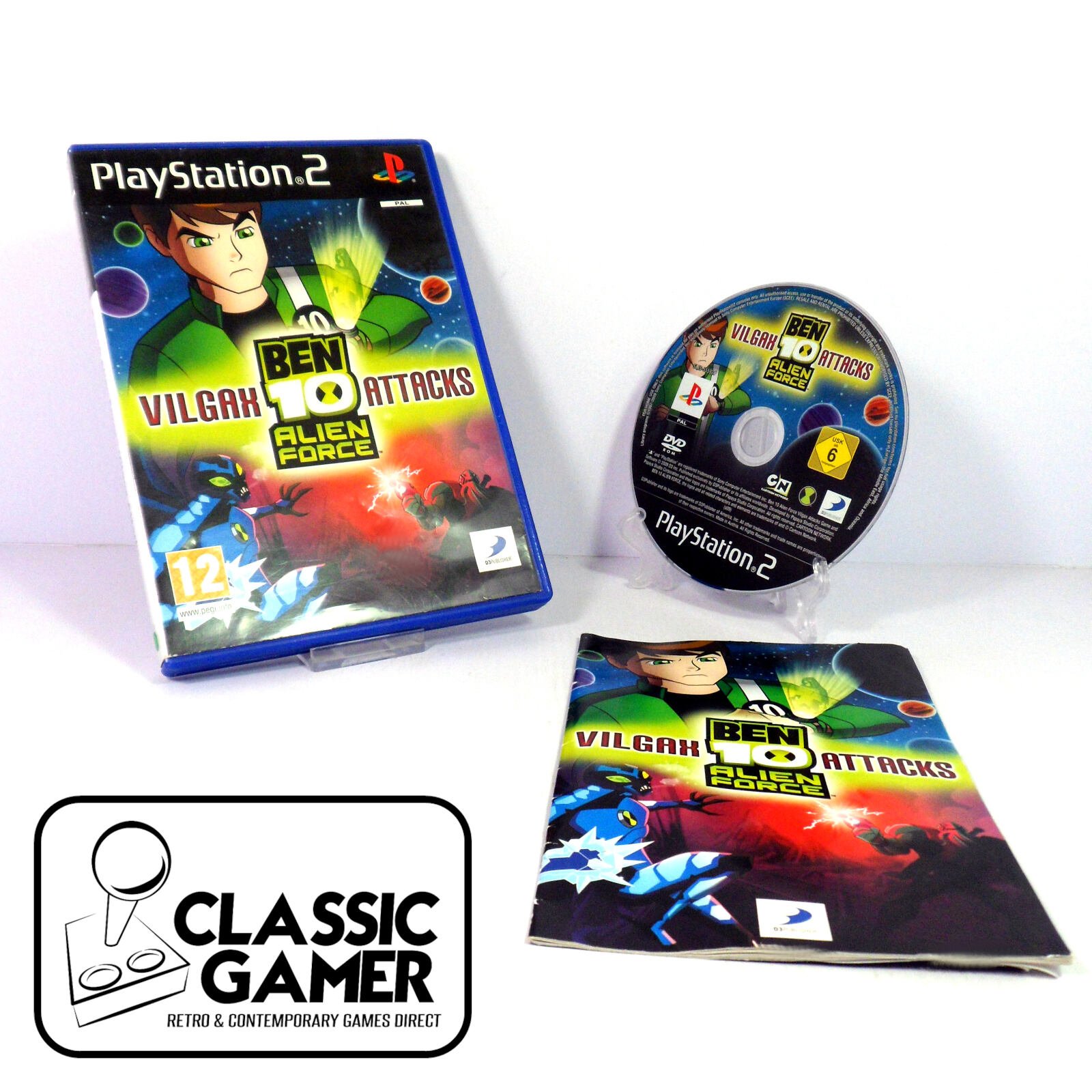 Ben 10 Alien Force Vilgax Attacks (Sony PlayStation 2)