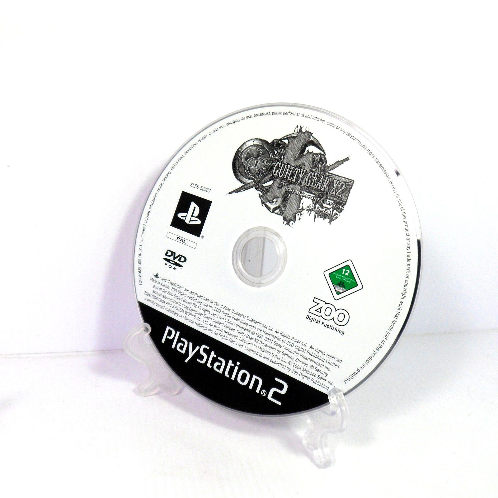 Jeu Guilty Gear X2 - PlayStation 2 (PS2) - Version PAL FR - Sans Notice - État Correct Opérationnel